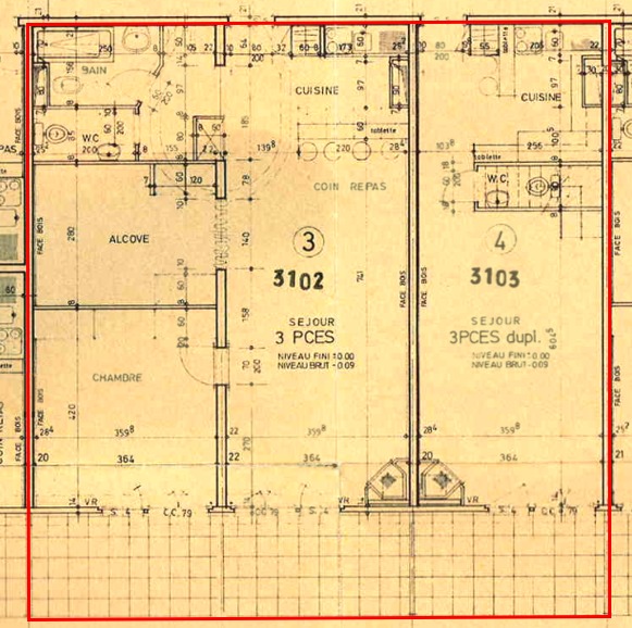 Plan du 1er niveau