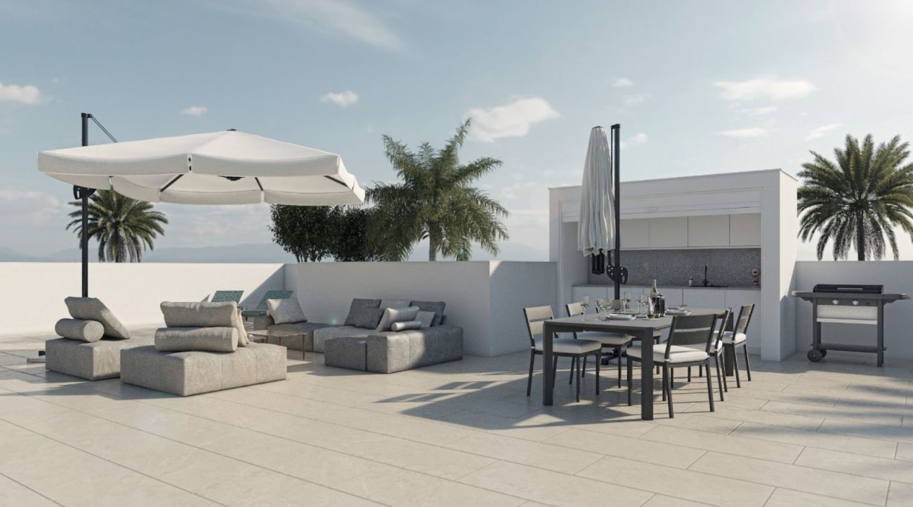 Solarium et cuisine extérieure en option