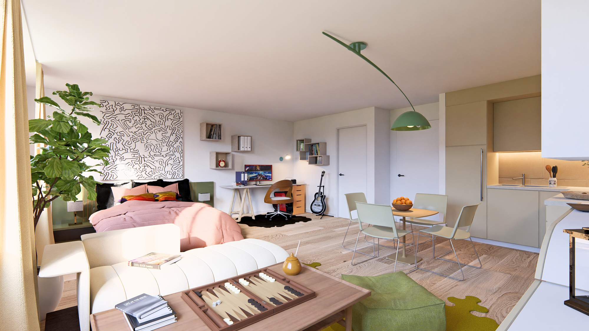 Appartements neufs à vendre à Siviriez : un studio.