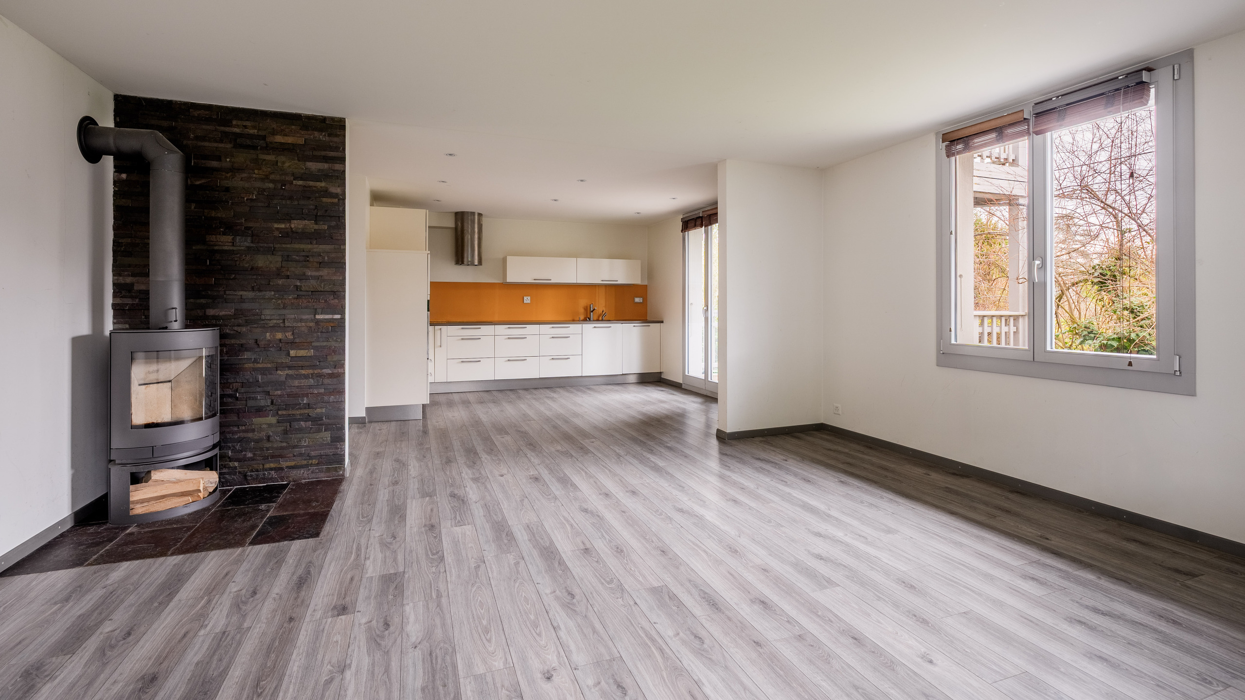 Living room, ground floor apartment