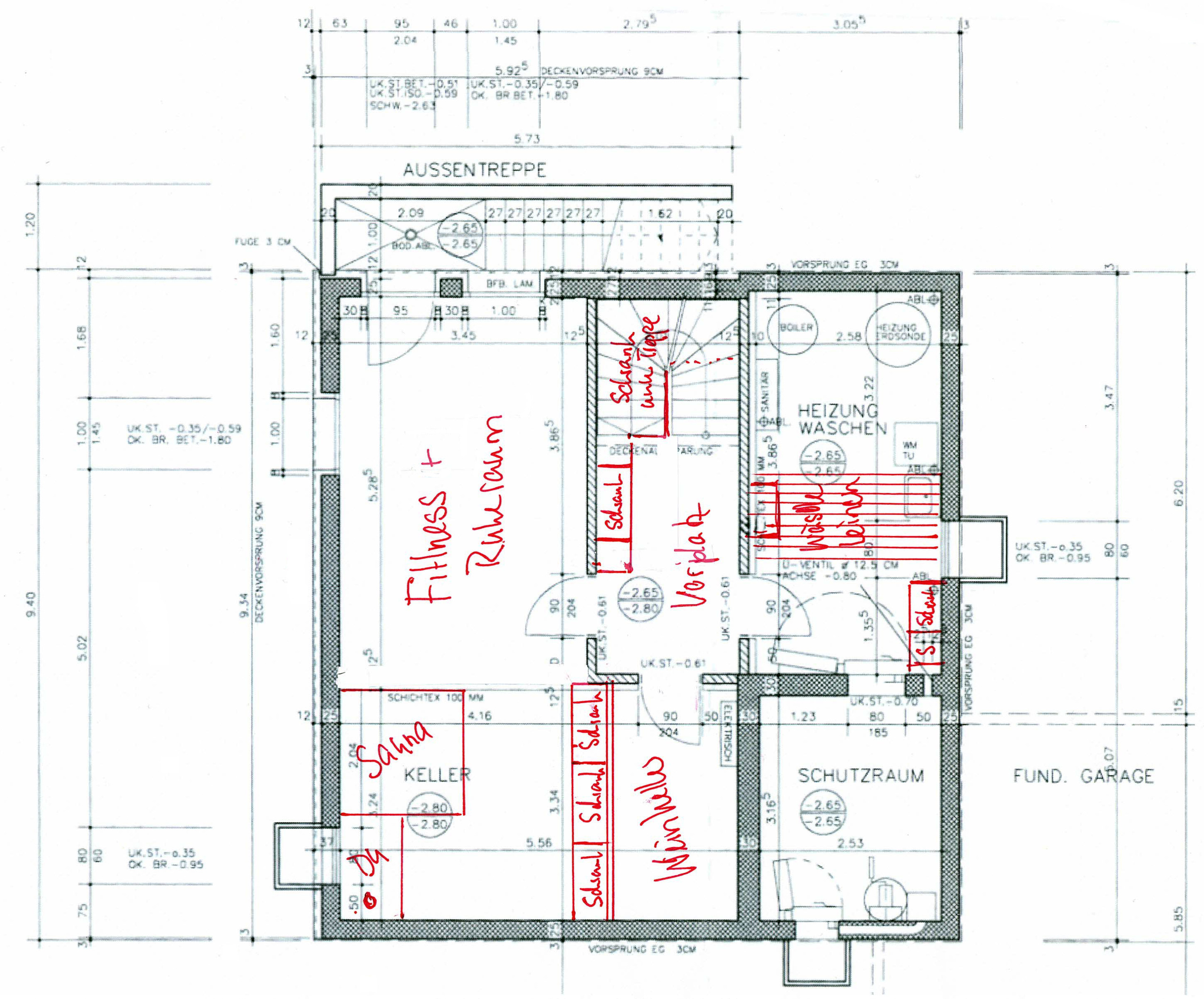 Grundrissplan  Untergeschoss