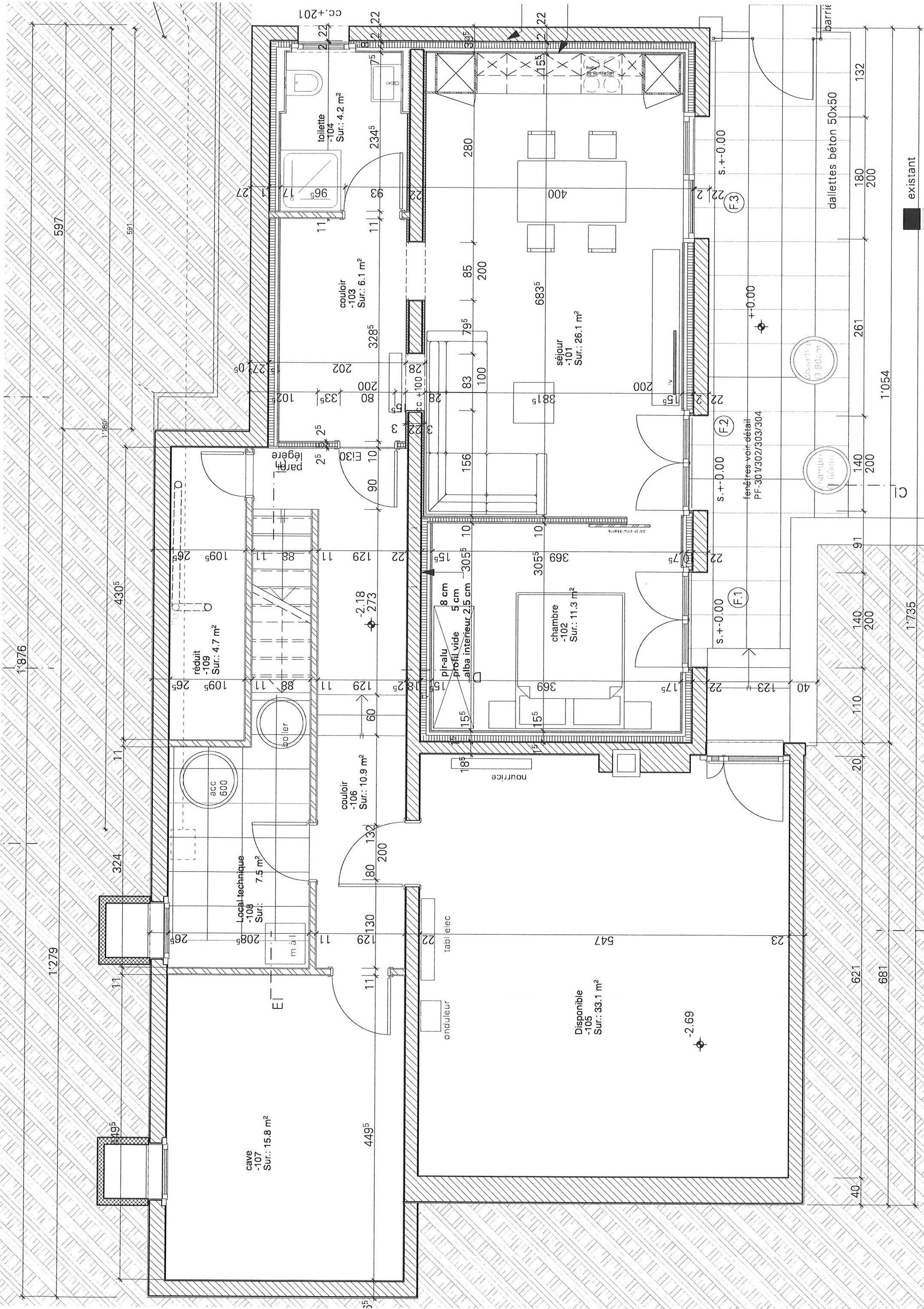 Rez inférieur Rez inférieur