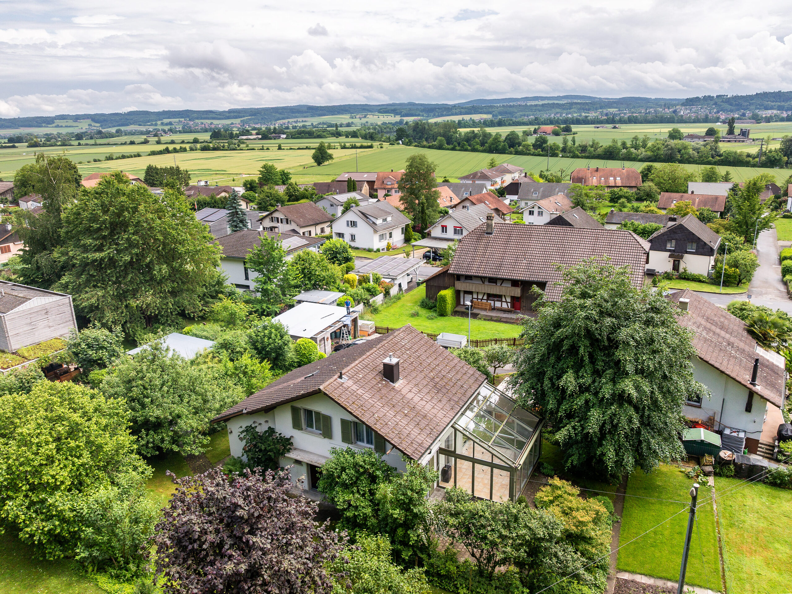 SICHT ÜBERS HAUS ZUM HÄFTLI