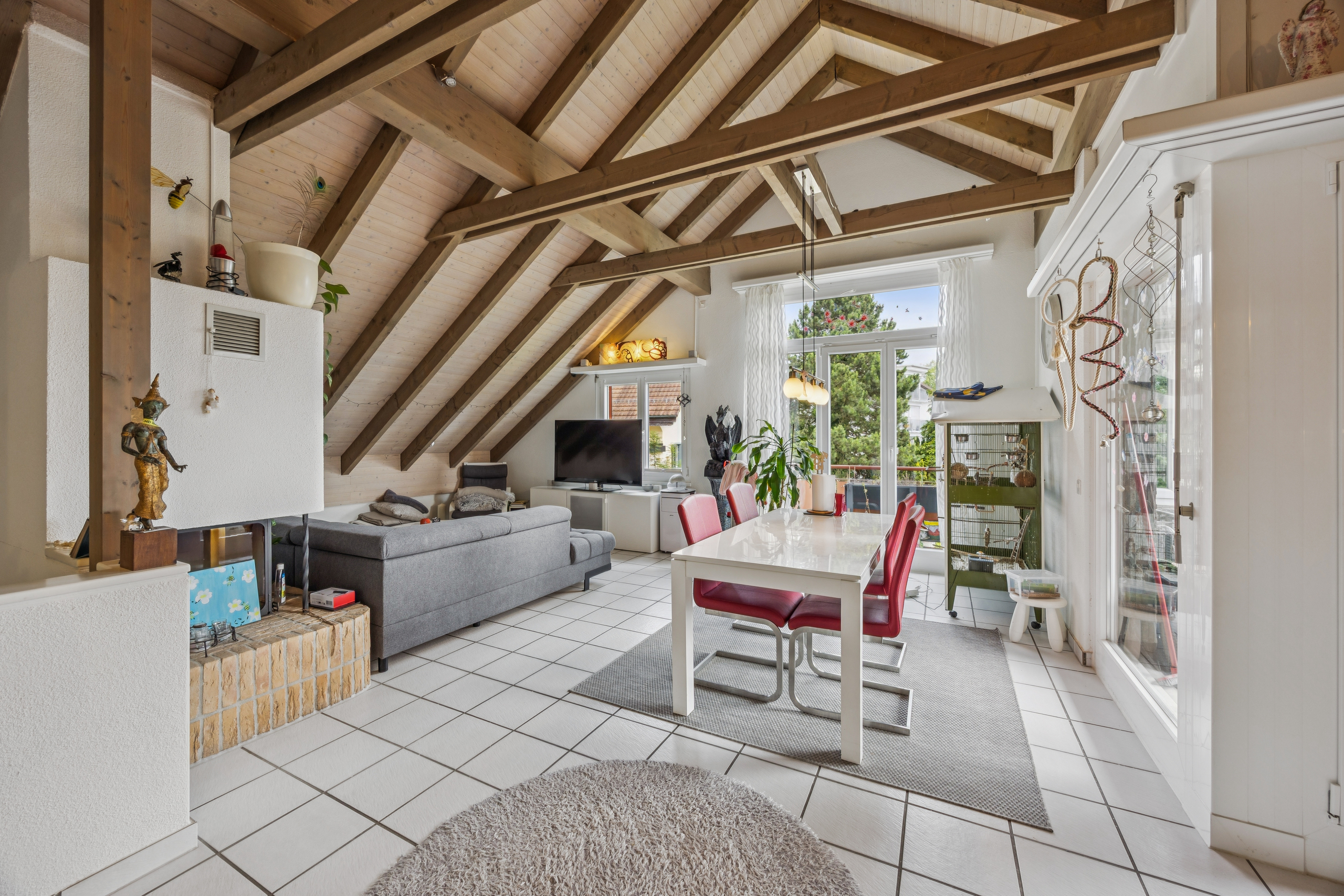 Wohn-/Essbereich Dachgeschoss