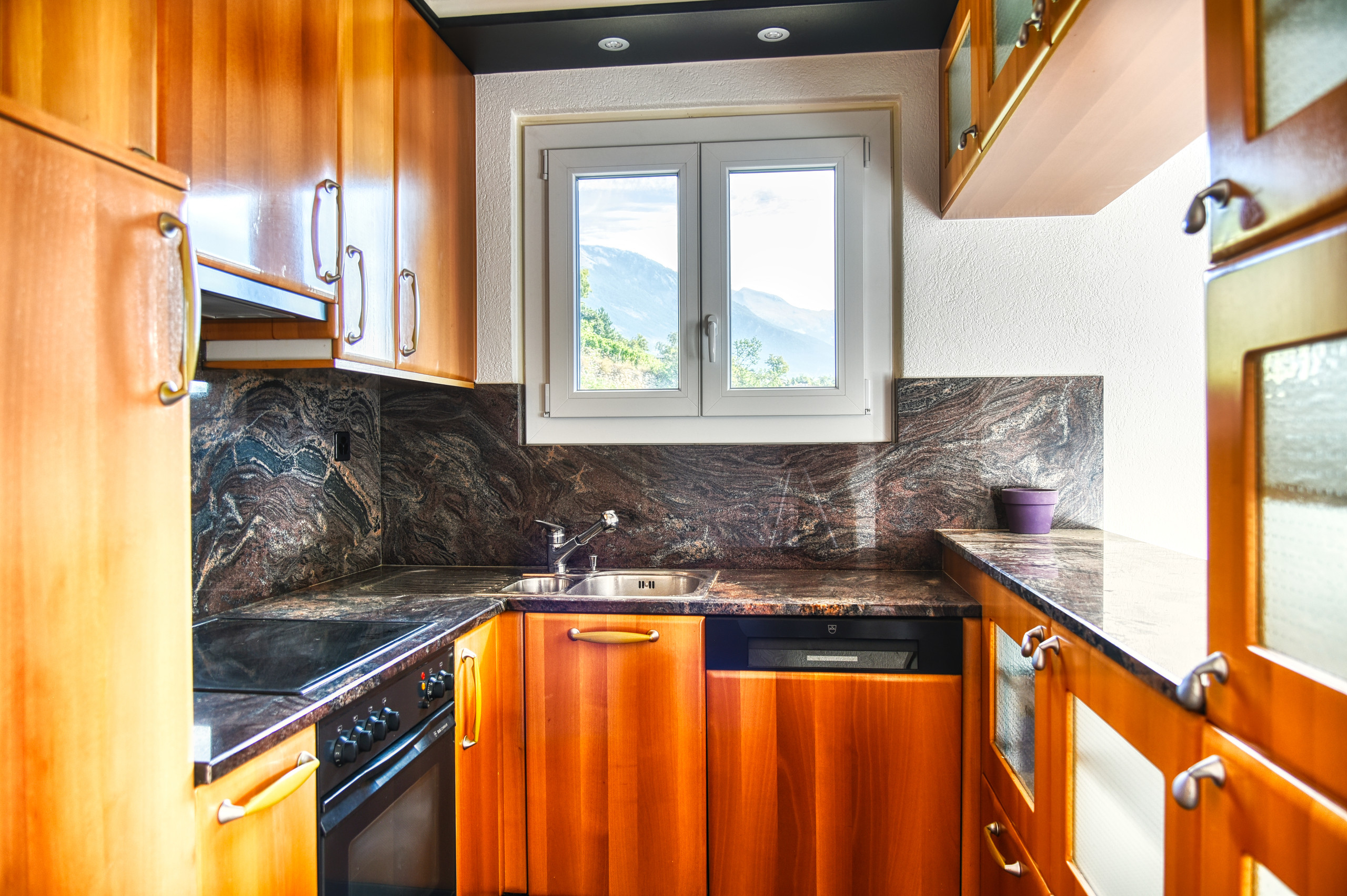 Villa Sierre - Cuisine à l'étage Villa Sierre - Cuisine à l'étage