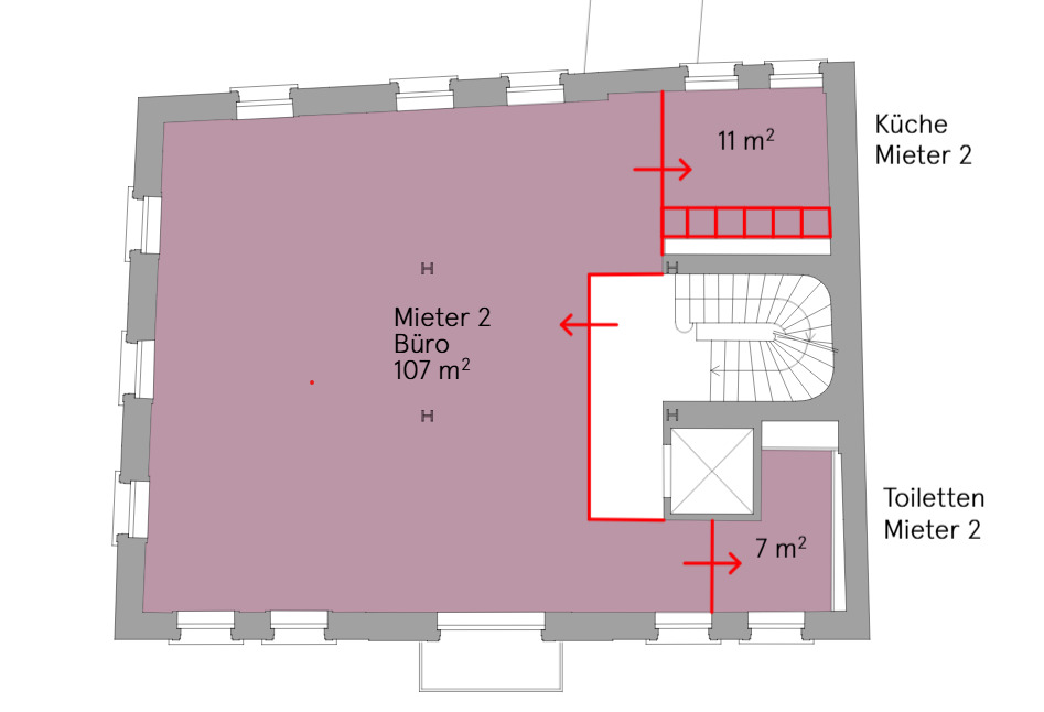 Plan 1. Obergeschoss