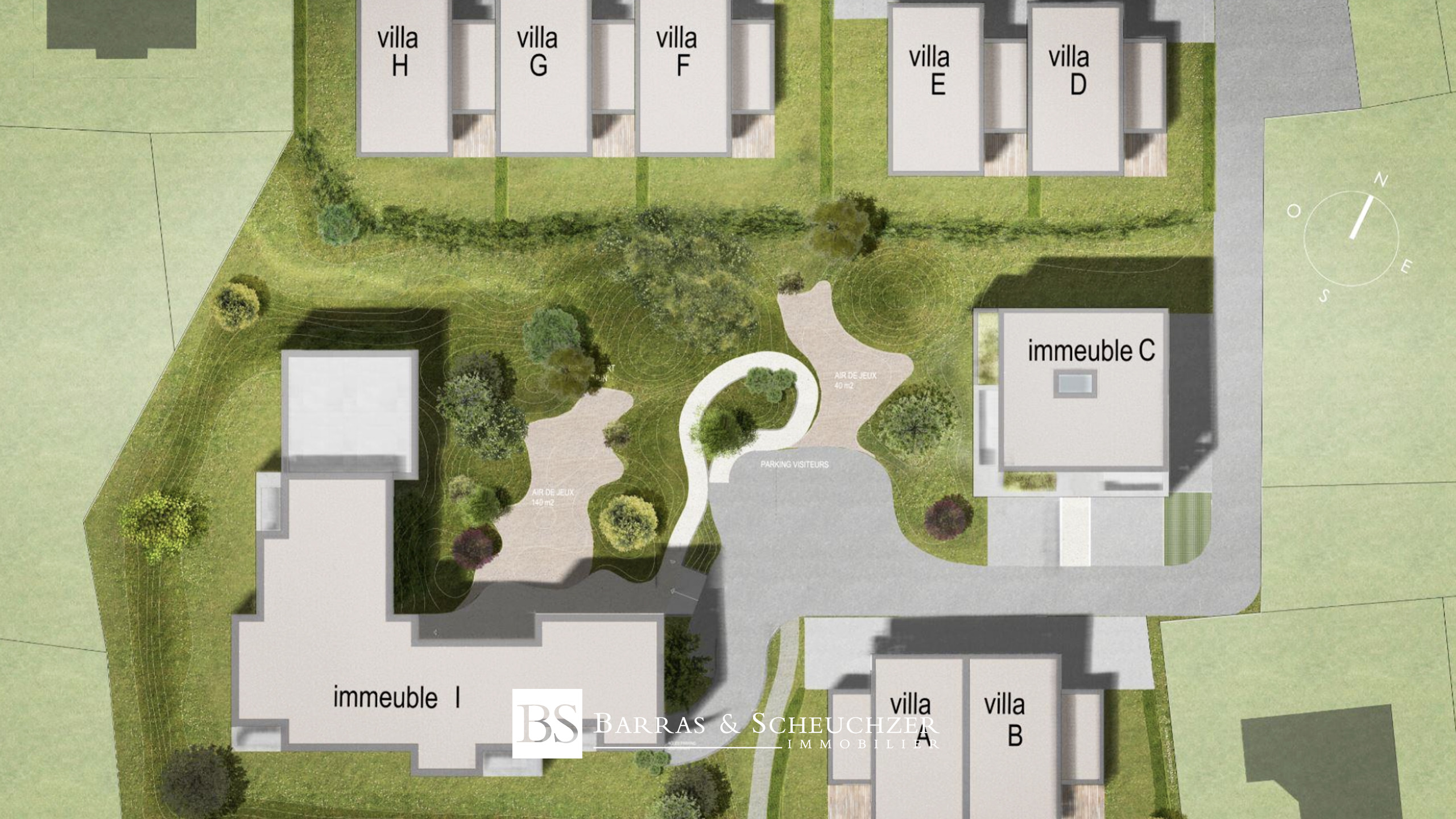 Plan aménagement du quartier