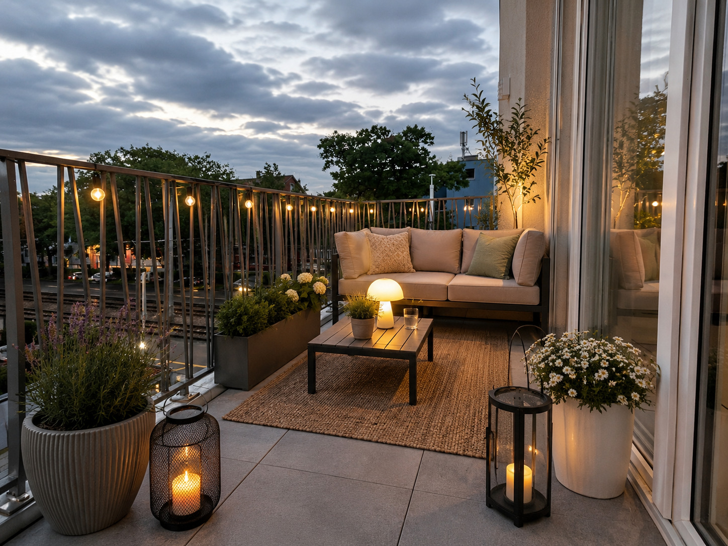 Balkon Zimmer 4 Dachgeschoss Visualisierung