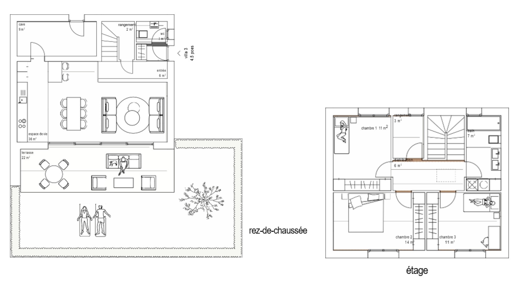 Plan villa 3 Plan villa 3