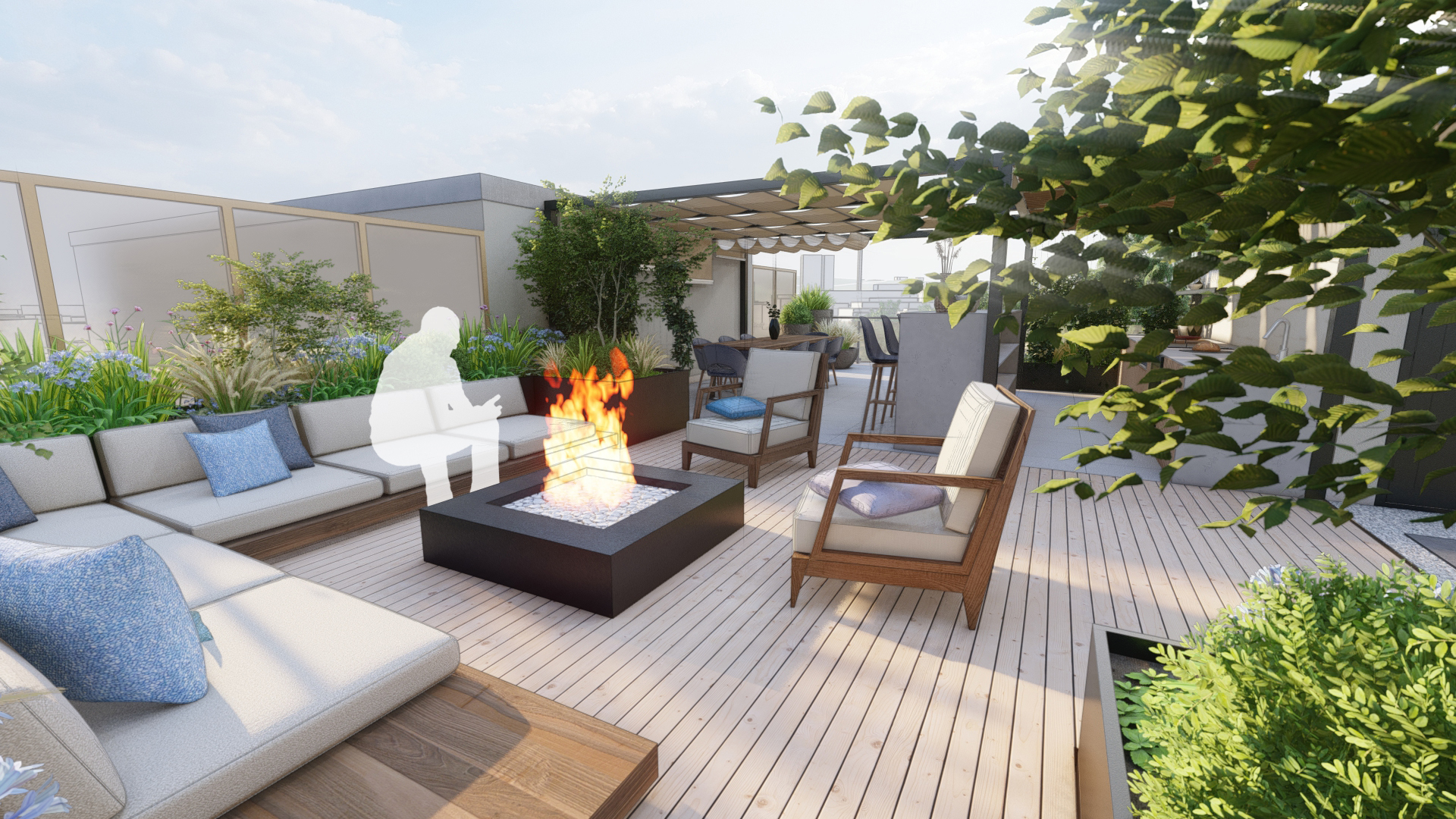 Exemple aménagement terrasse
