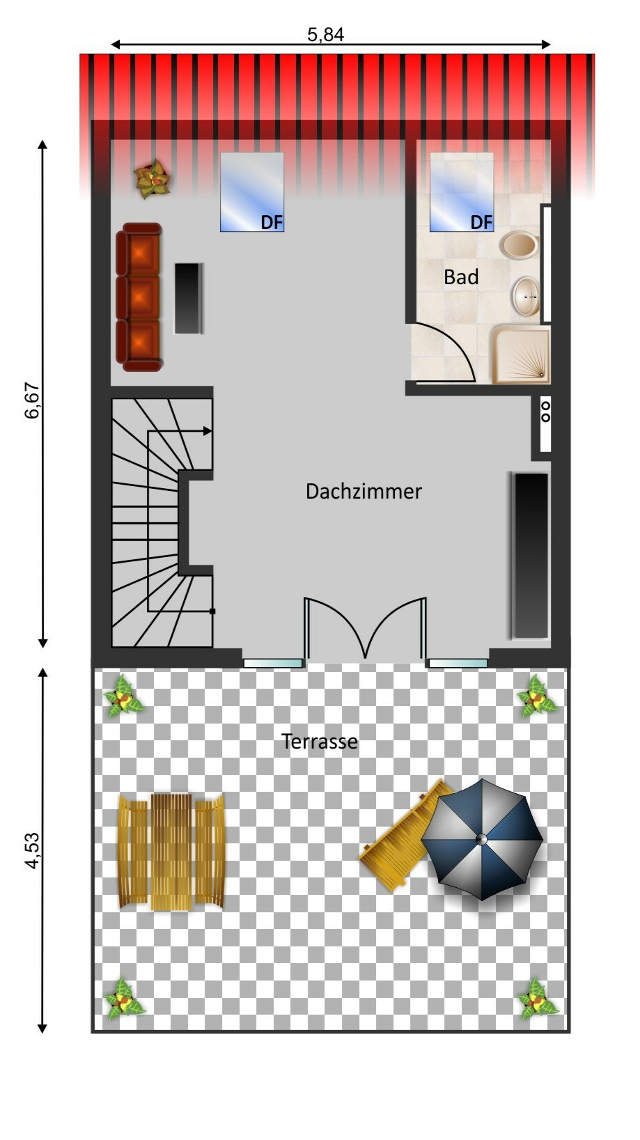 Dachgeschoss