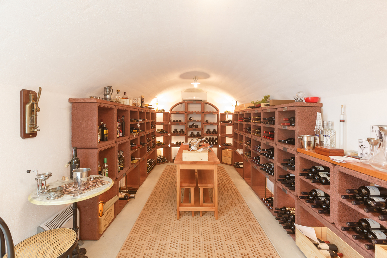 klimatisierter Gewölbekeller