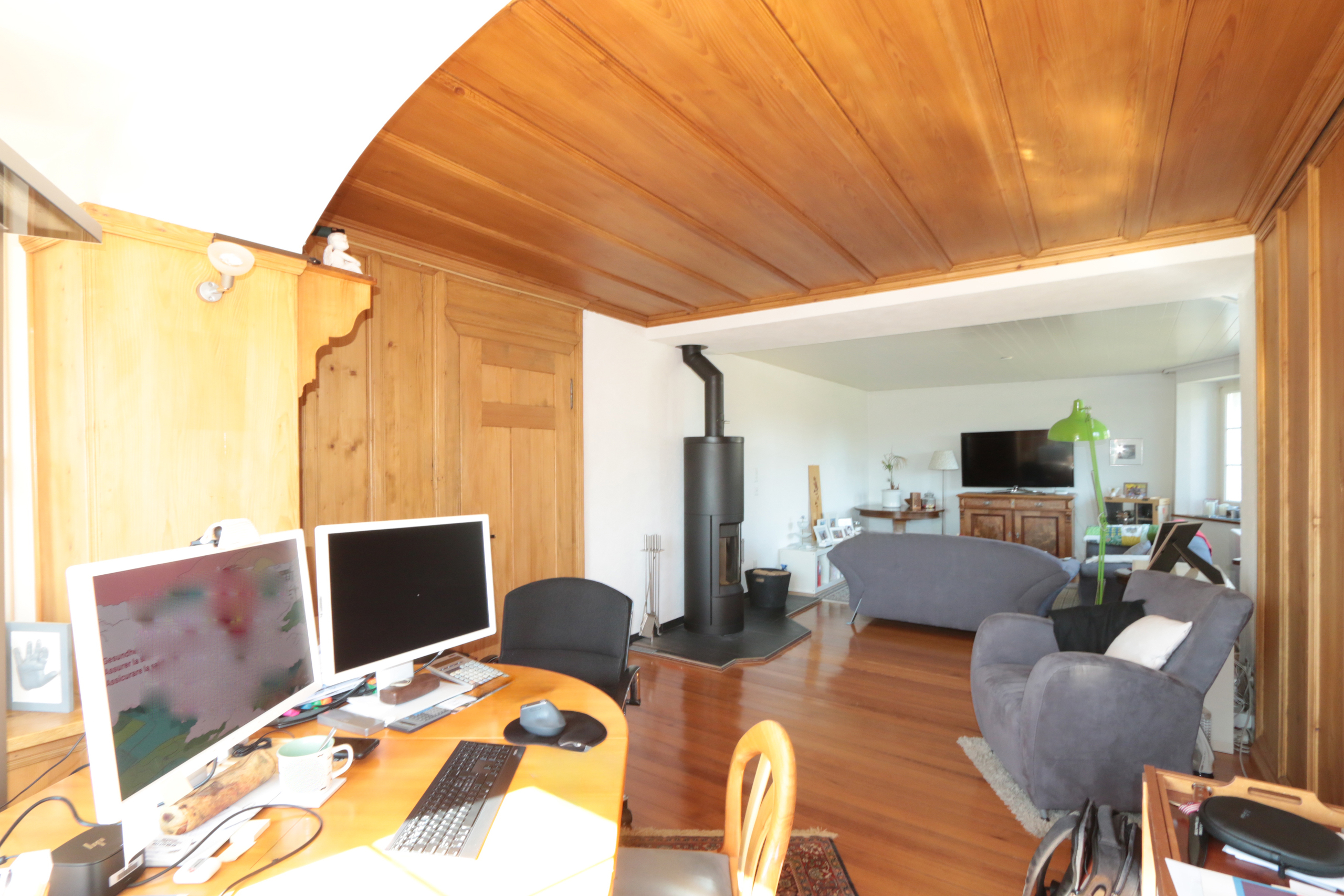 Blick ins Wohnzimmer Blick ins Wohnzimmer