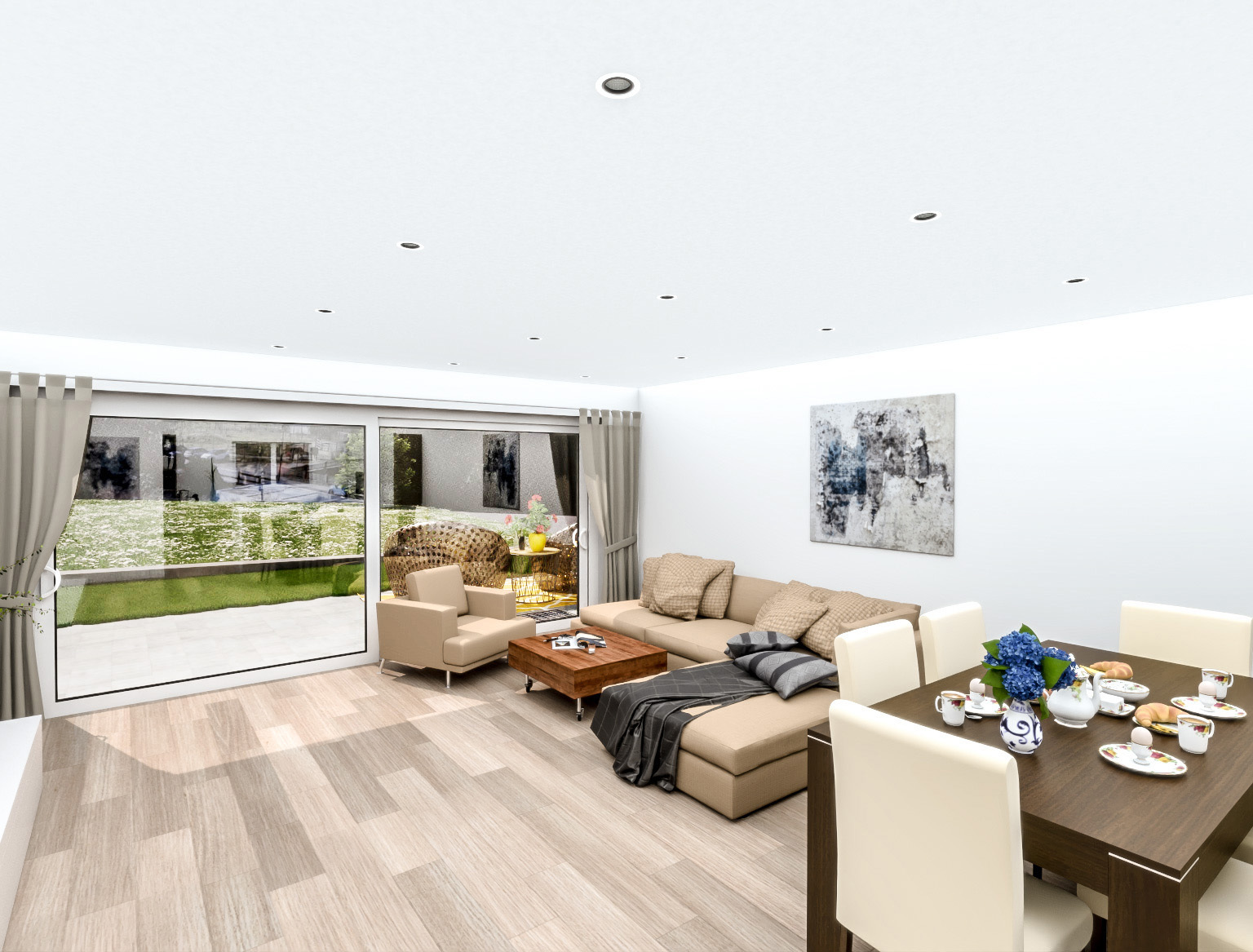 Généreuse pièce à vivre de 42 m2