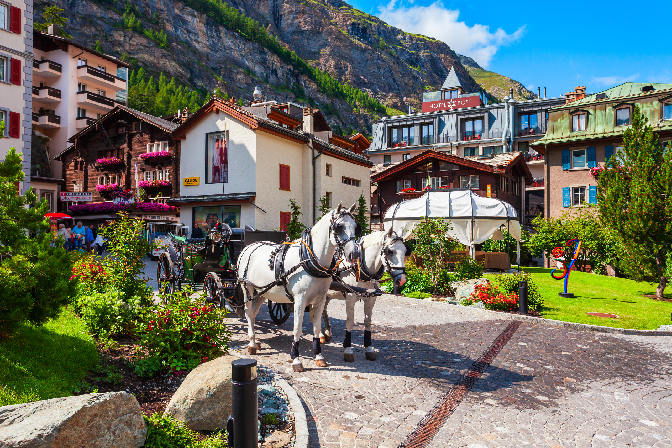 Zermatt in the summer