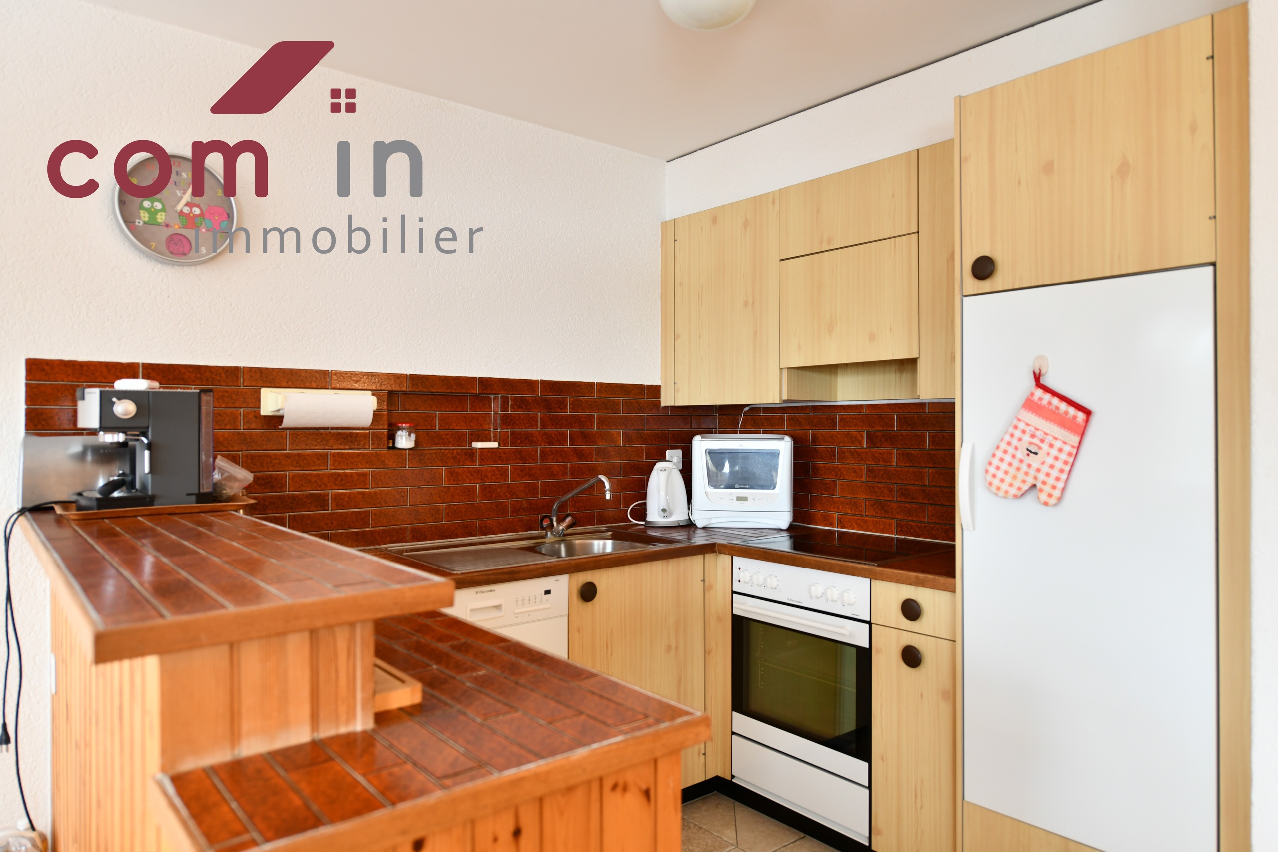 cuisine ouverte organisée en 