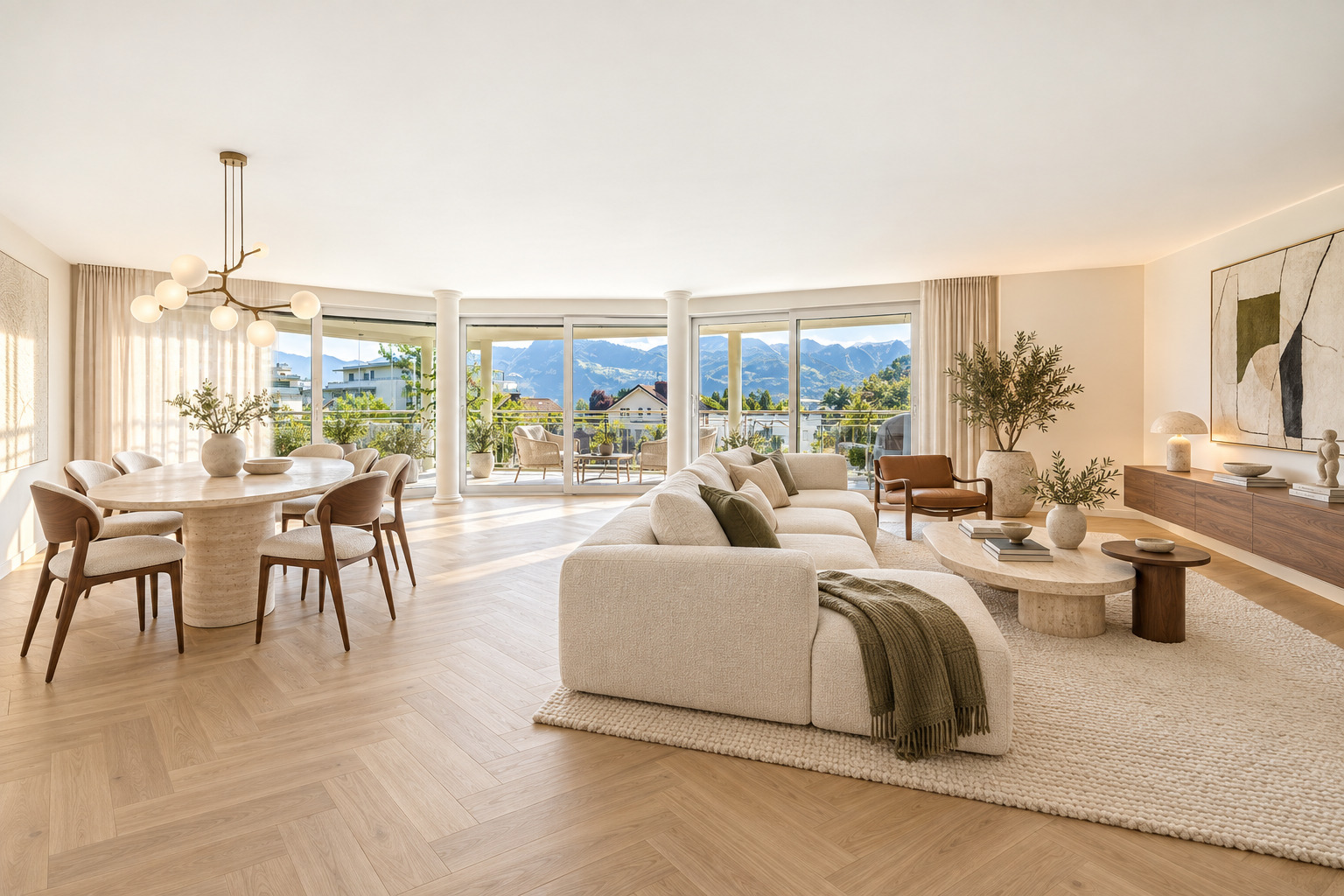 Grosszügiges Wohnzimmer
