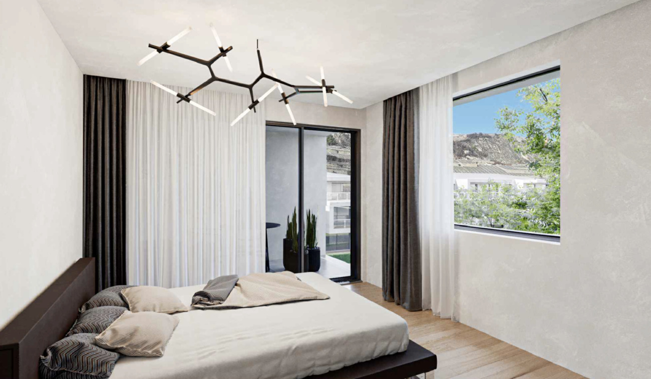 Chambre avec petite terrasse couverte
Suite parentale 28m2