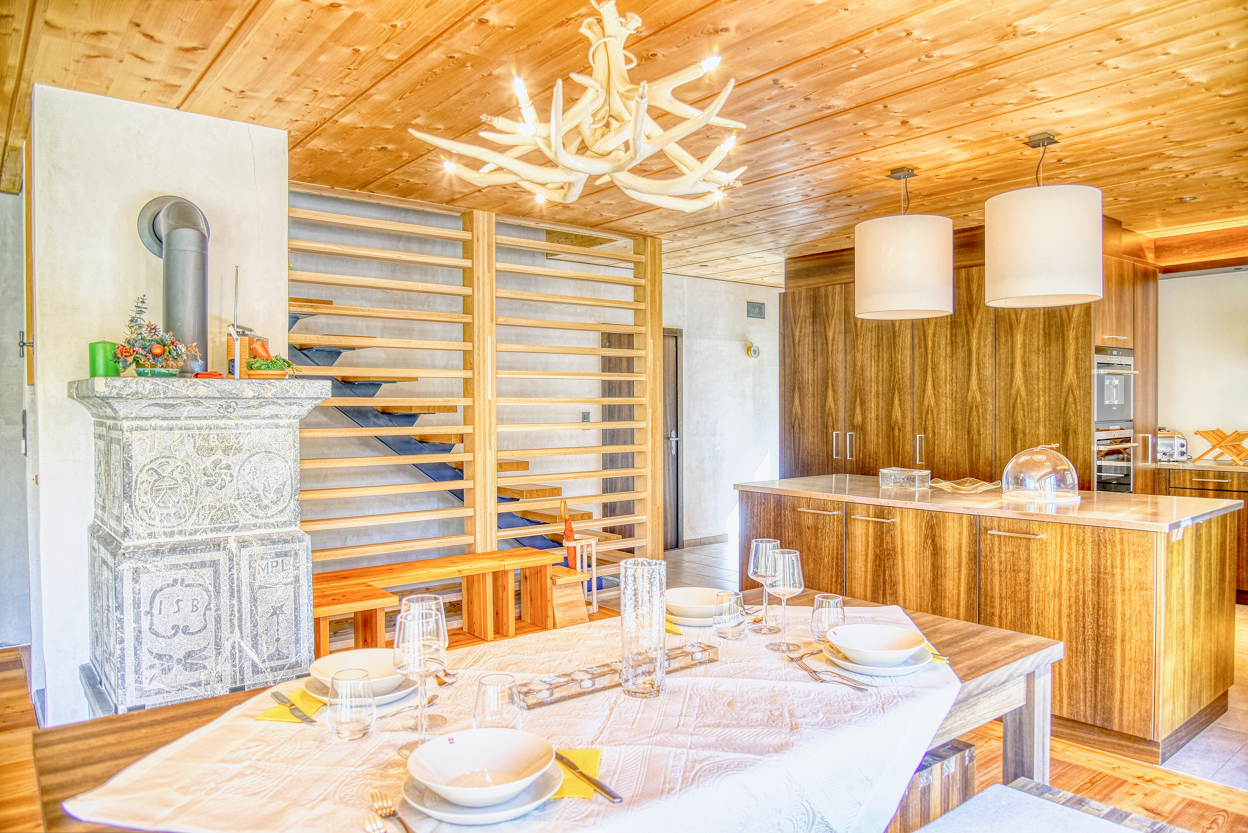 Chalet Zinal - Salle à manger Chalet Zinal - Salle à manger