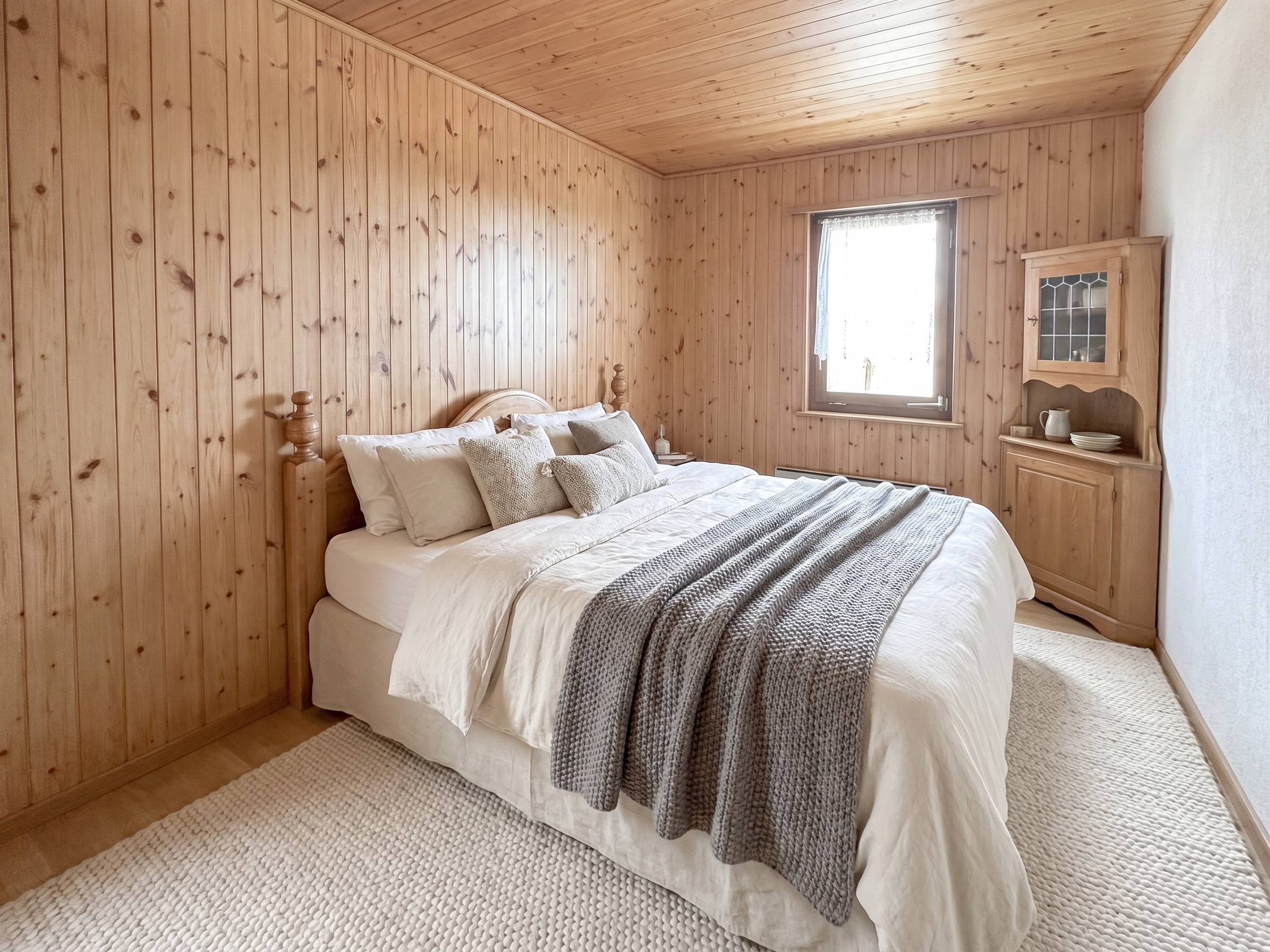 Appt de 2.5 pièces au rez - chambre Appt de 2.5 pièces au rez - chambre