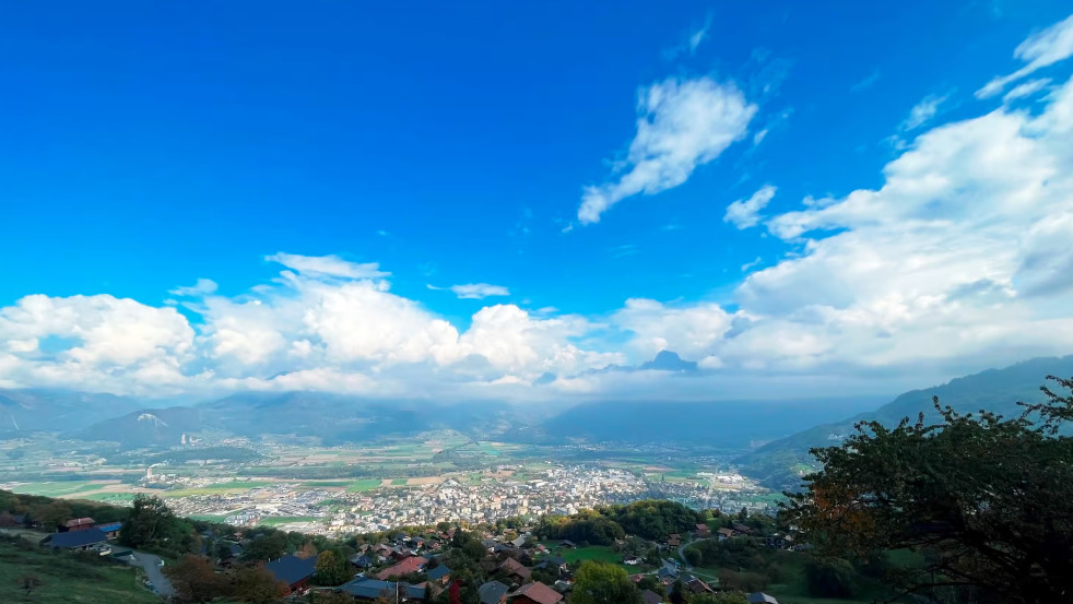 Vue depuis la terrasse