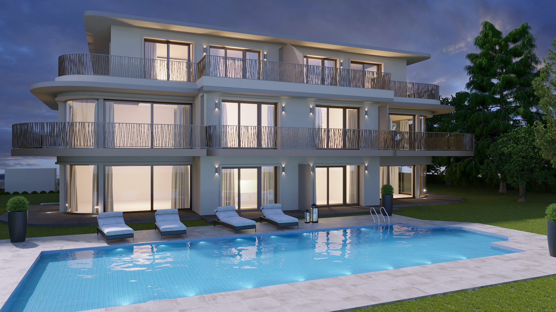 Hintere Fassade Hintere Fassade