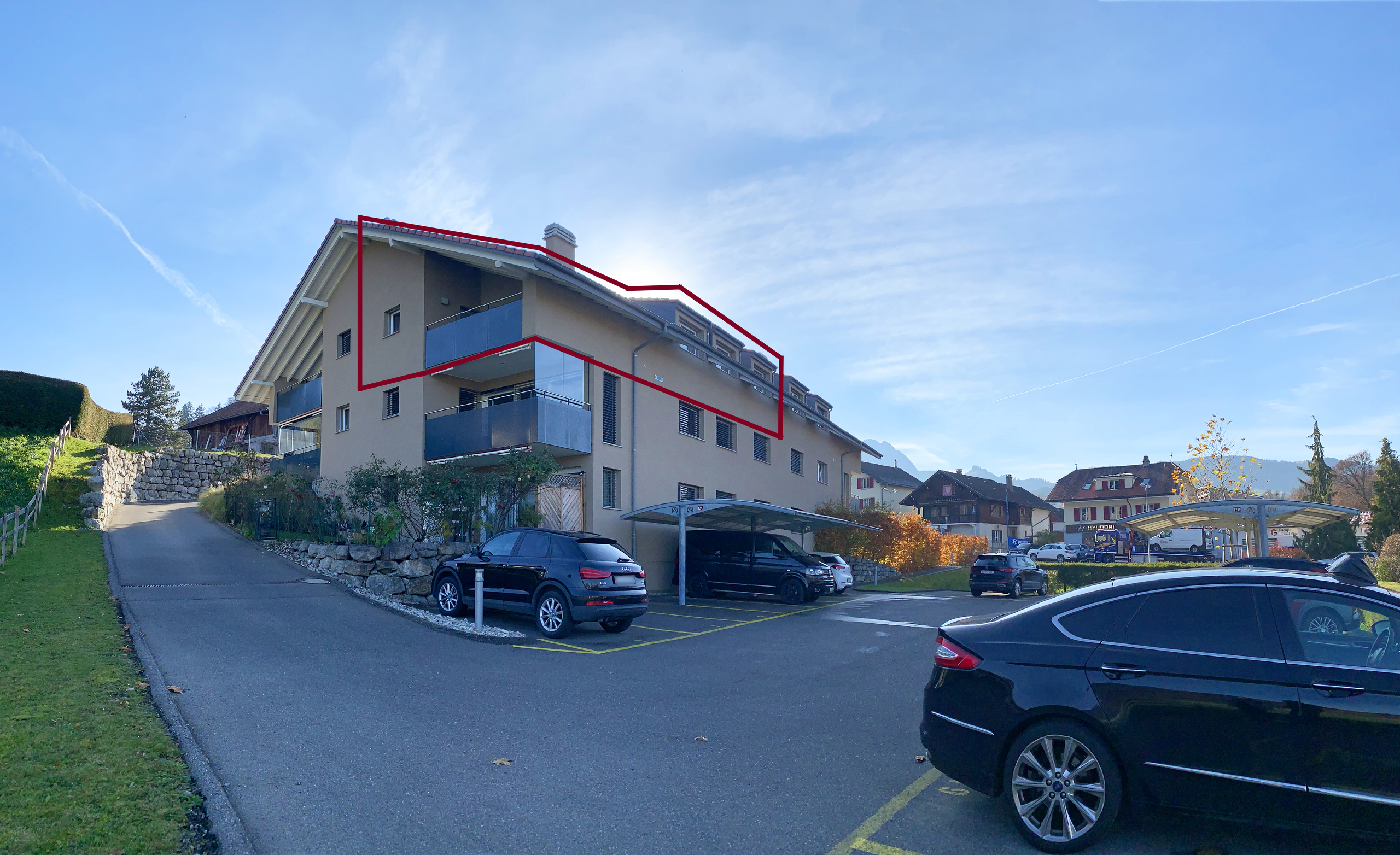 Immeuble - Place de parcs