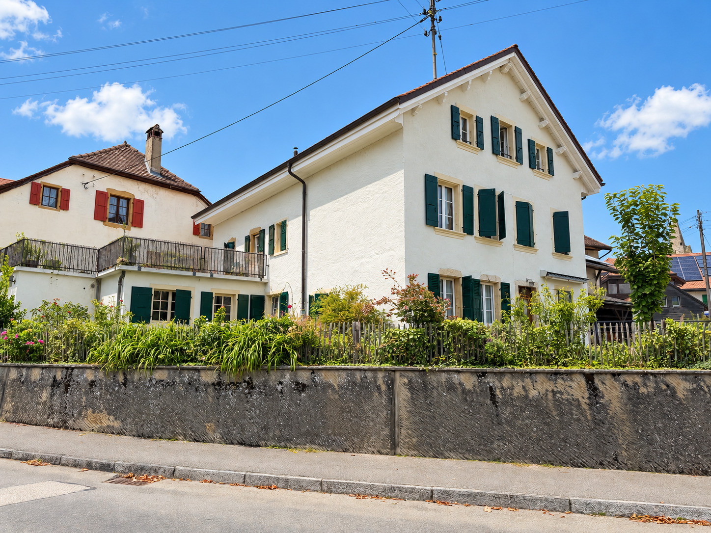 Vue sur la maison 
