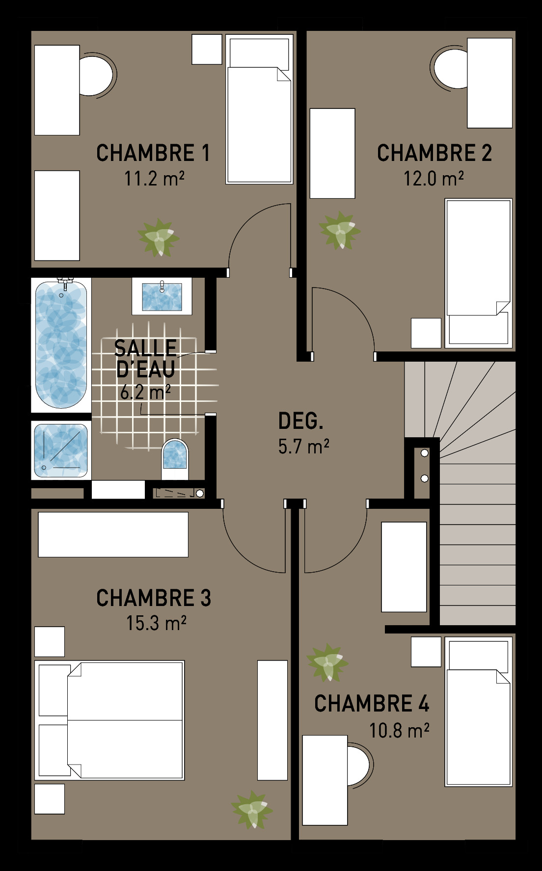 Plan 1er étage