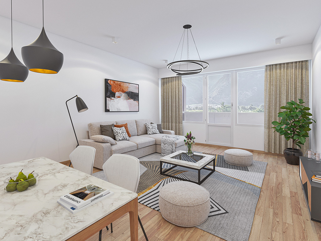 Séjour (rénovation virtuelle)