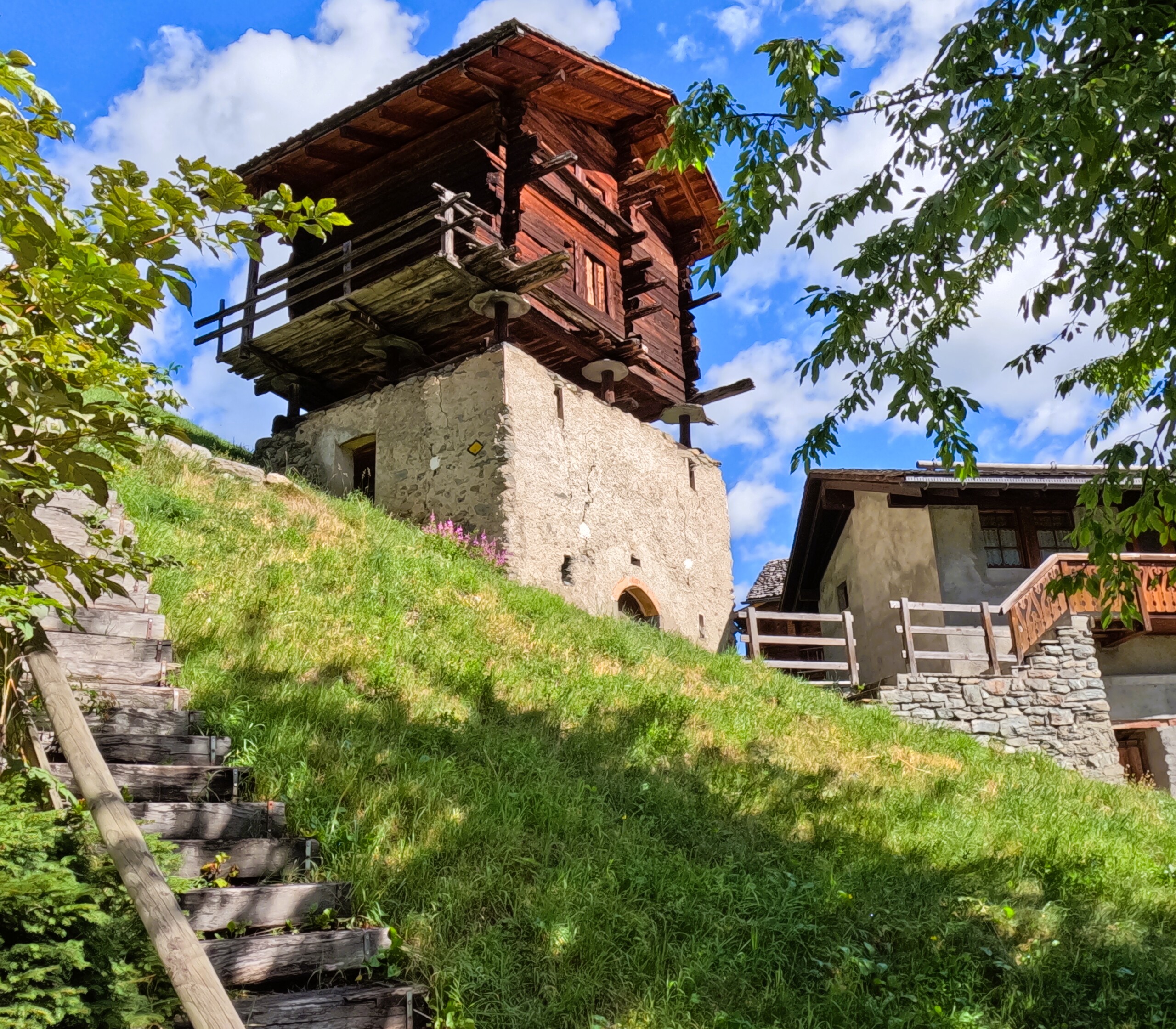 Accès au chalet 