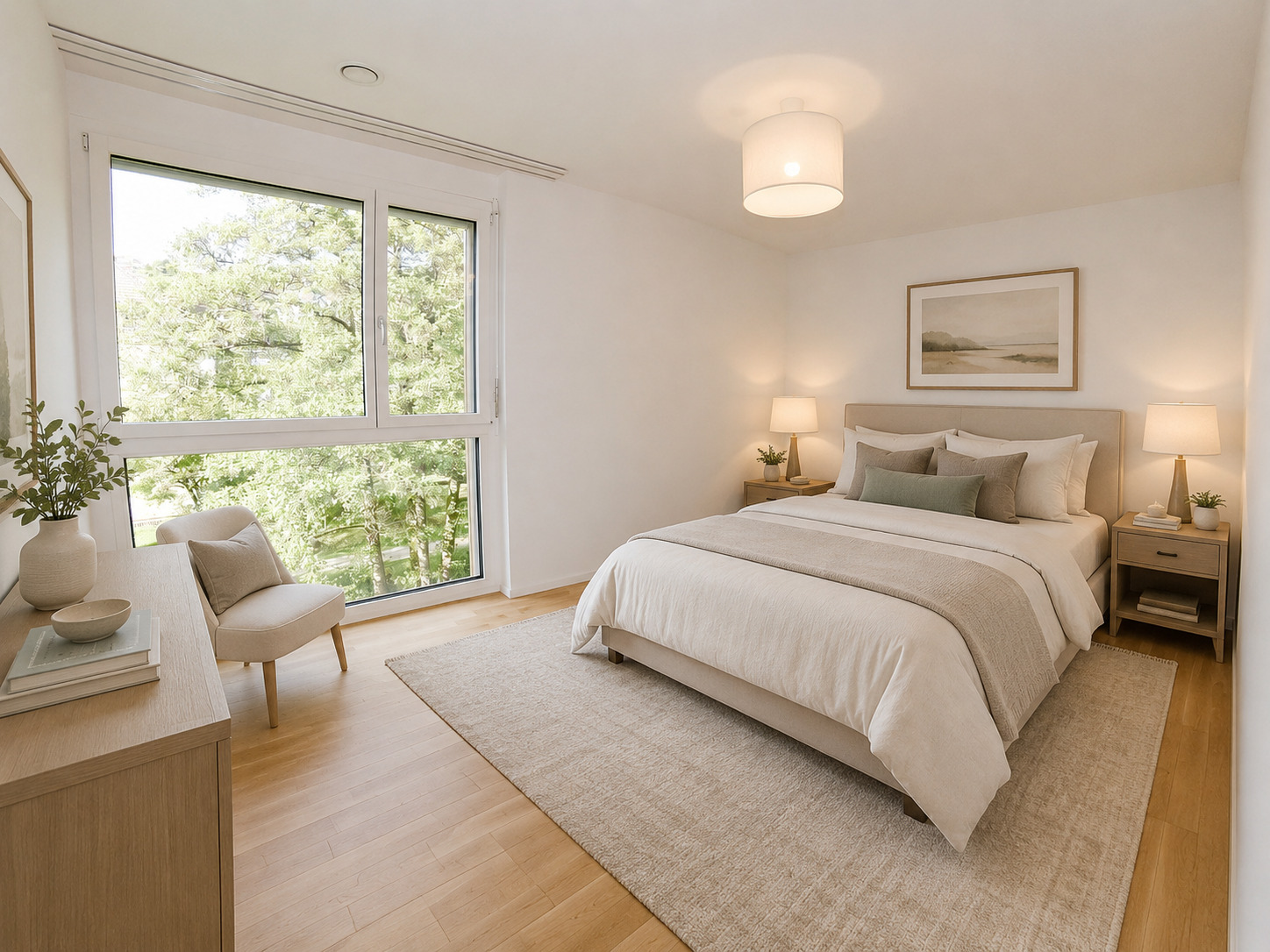 Zimmer 3 (12 m2 - KI möbliert) Zimmer 3 (12 m2 - KI möbliert)