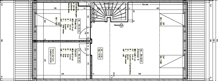 Grundriss Dachgeschoss