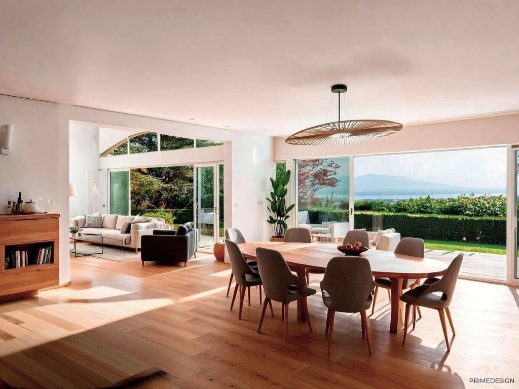 Séjour modernisé - Projection 3D