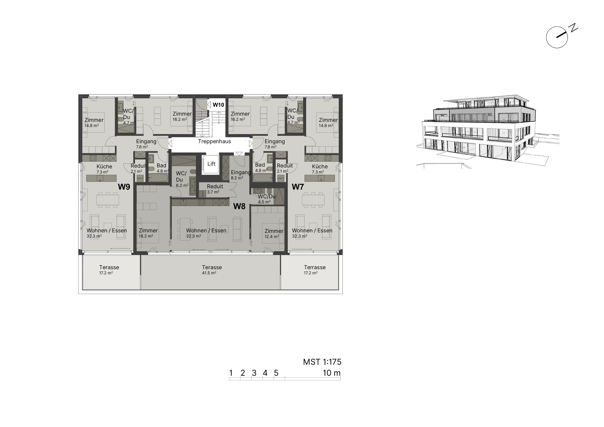 Grundrissplan 2. OG