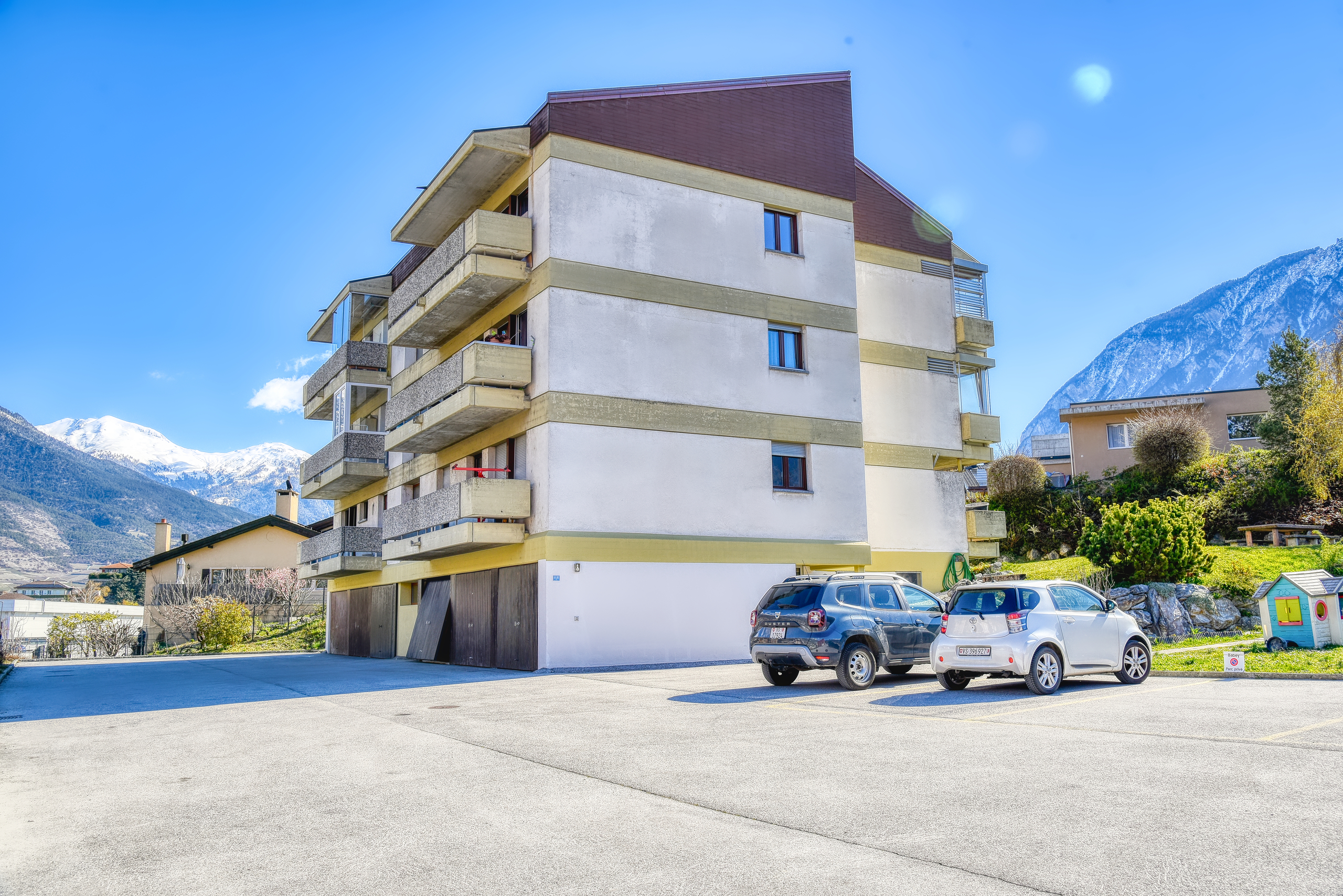 Appartement Sierre - Äußeres Gebäude