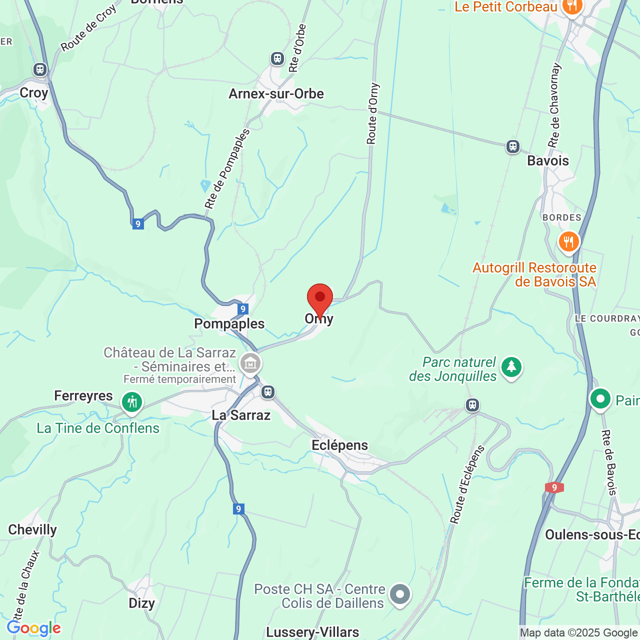 Immosol | Orny | Plan de situation