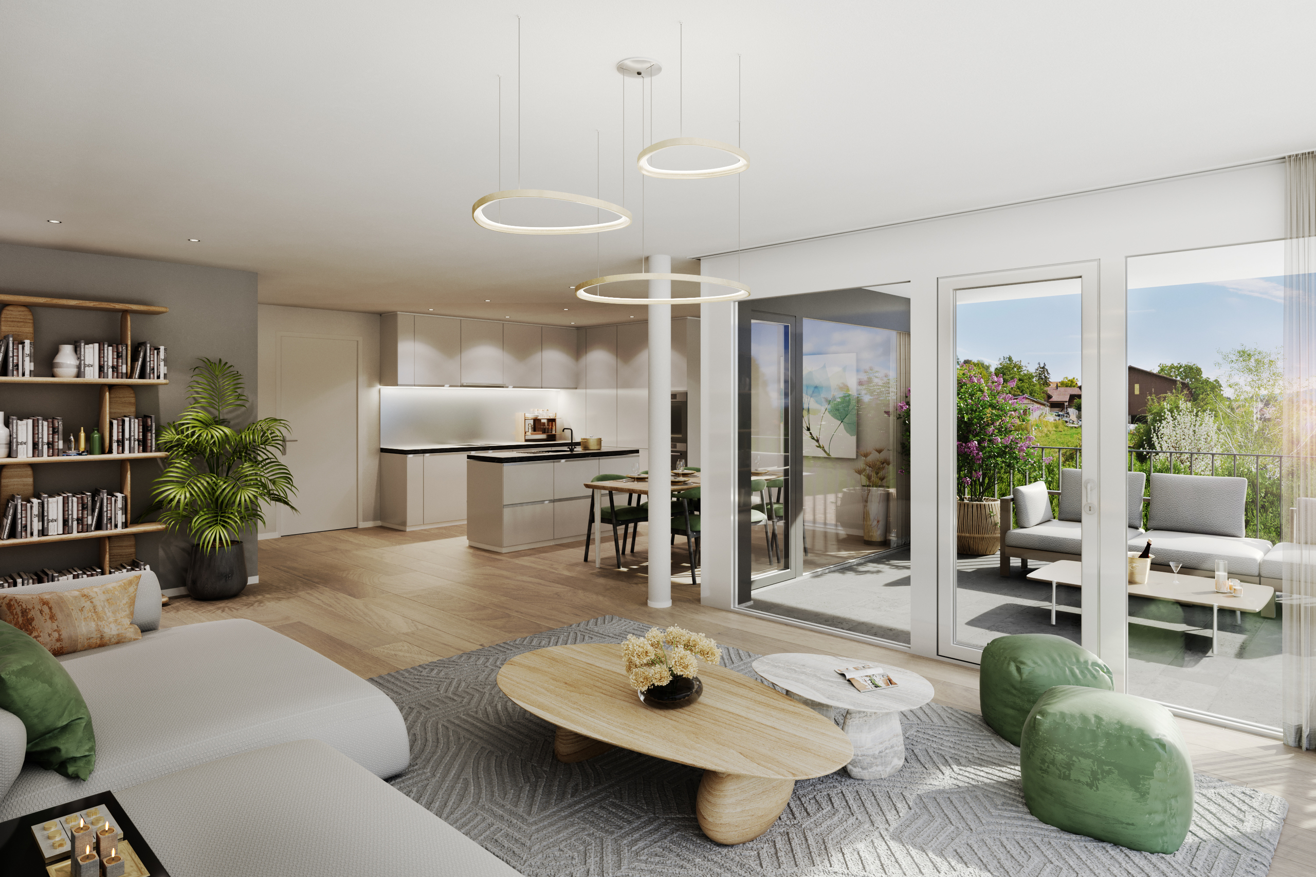 Salon appartement B03 Salon appartement B03