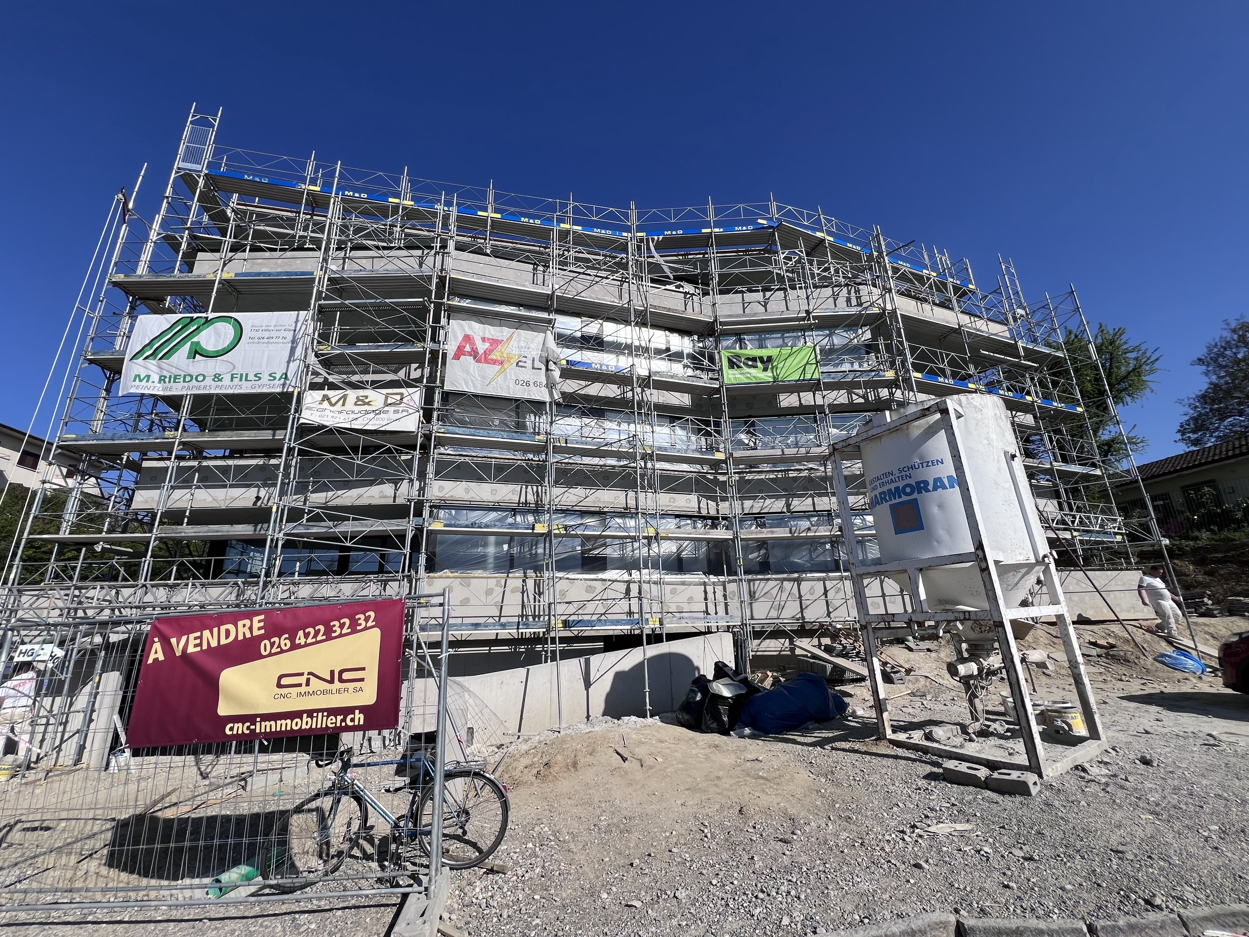 La Résidence Chamblioux 22 - Immeuble en cours de construction avril 2026