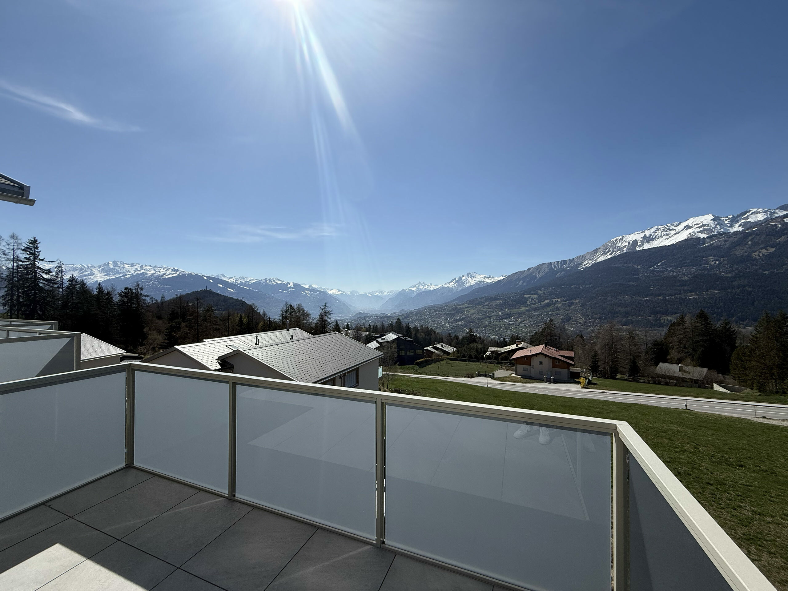 Vue extérieure depuis la terrasse