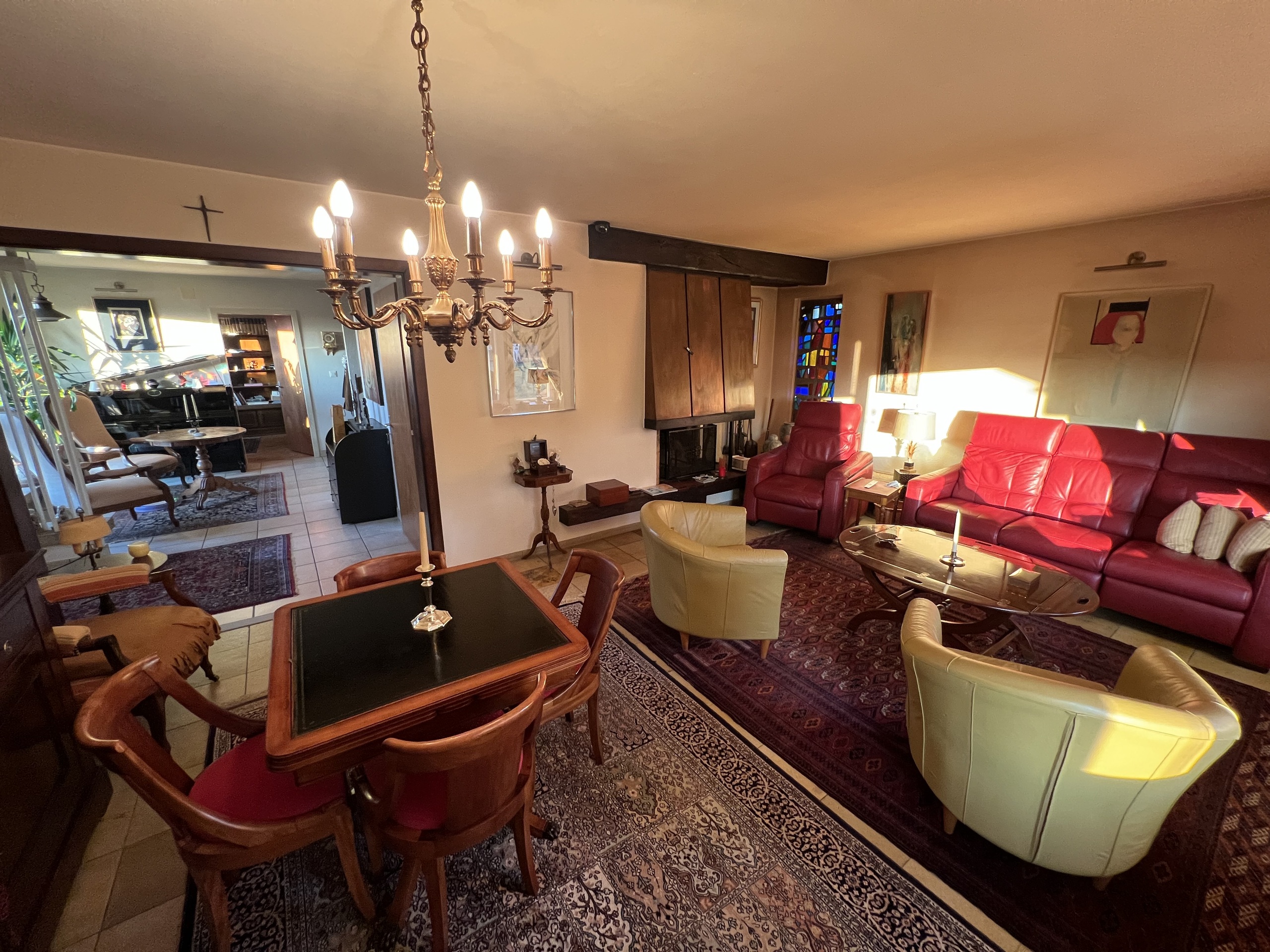 Living room with fireplace Living room with fireplace