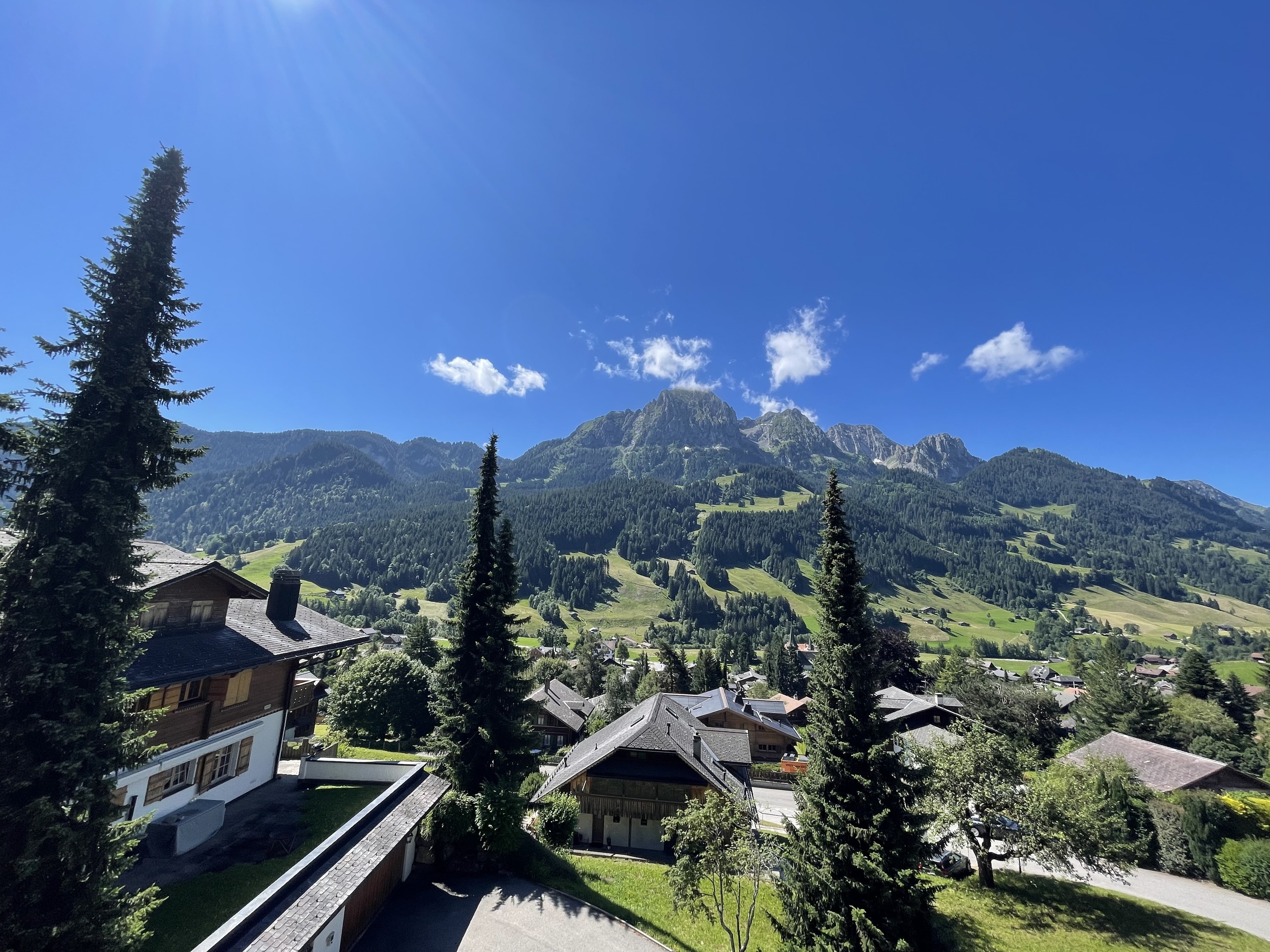 Eté (vue depuis le balcon) Eté (vue depuis le balcon)