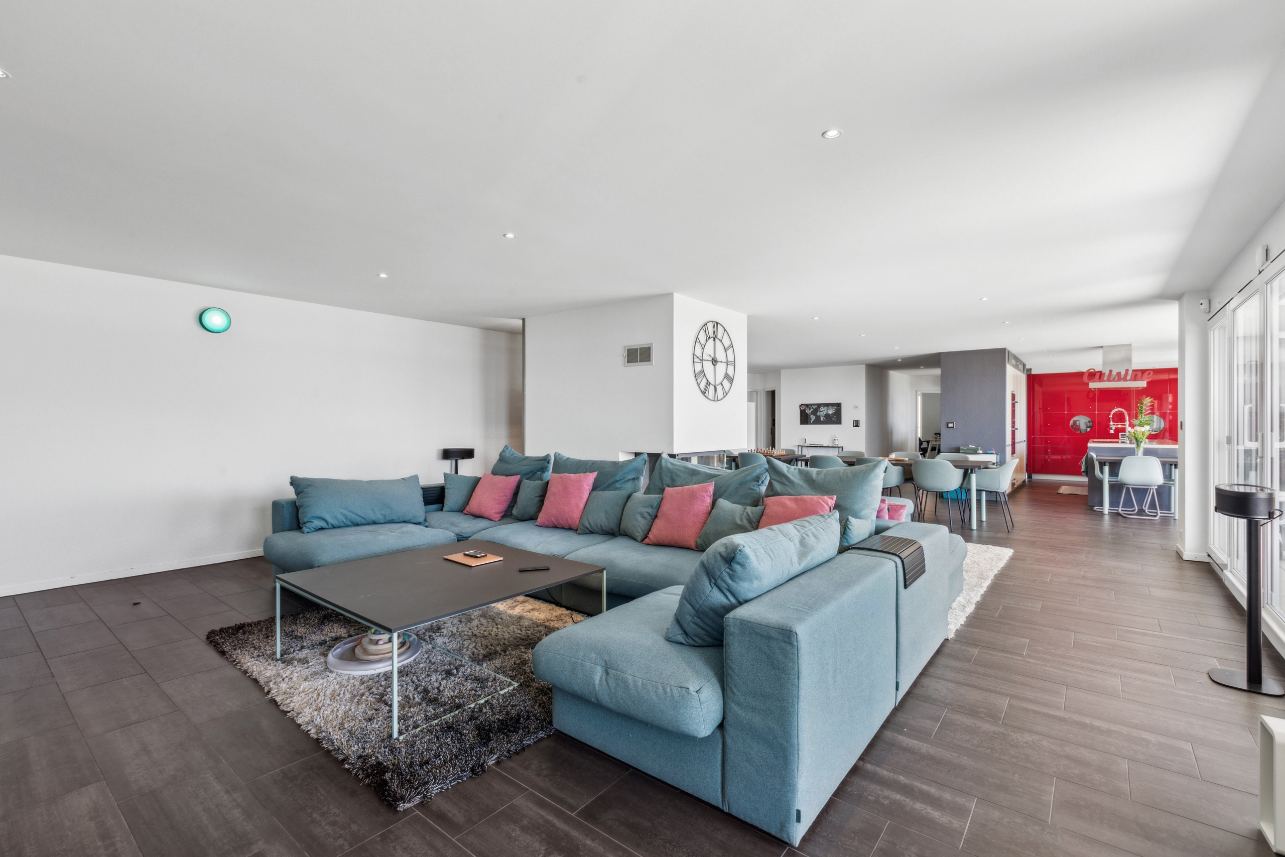 Séjour avec cheminée