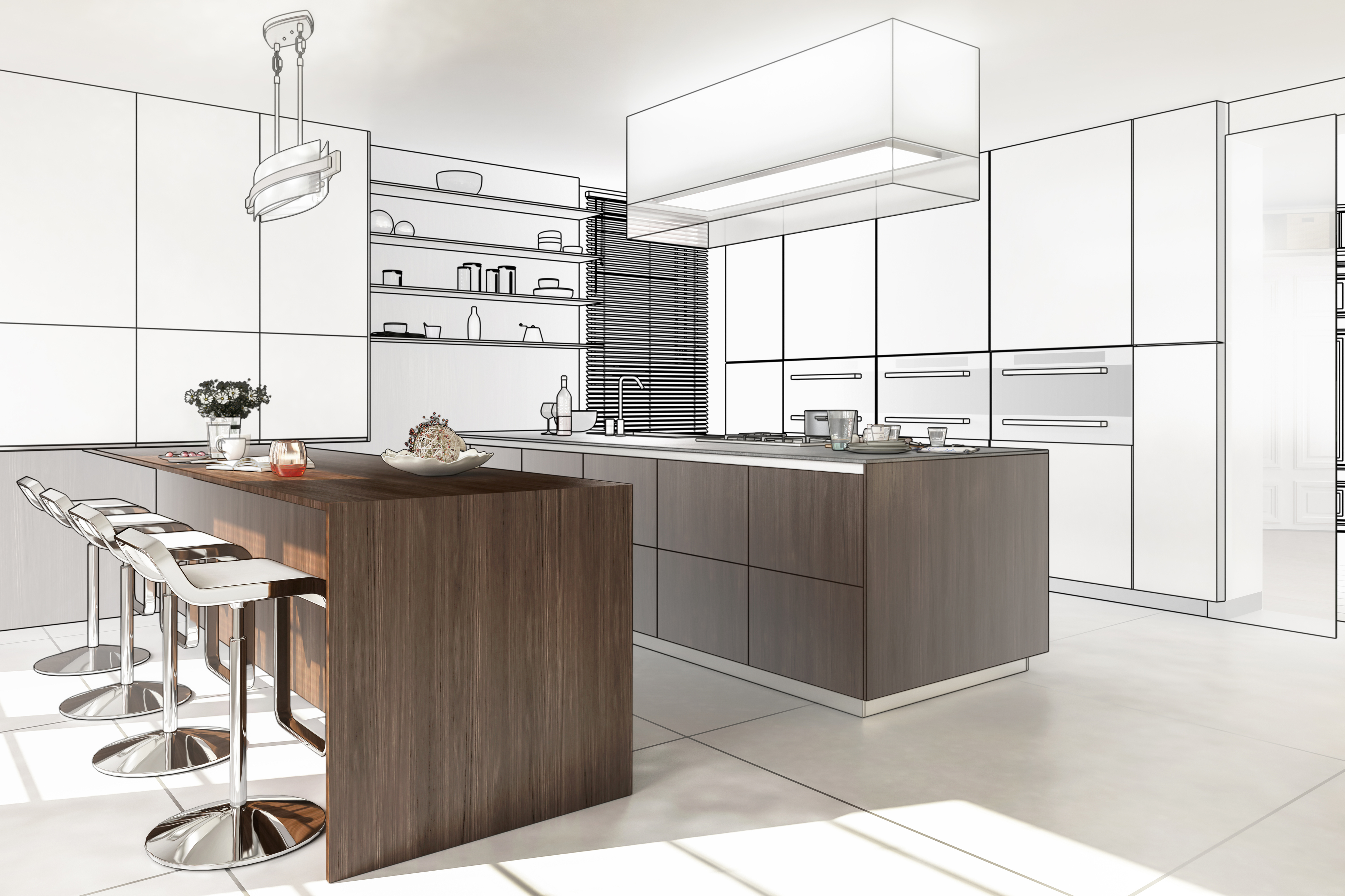 Projet immobilier à Marly avec appartements à vendre, la cuisine