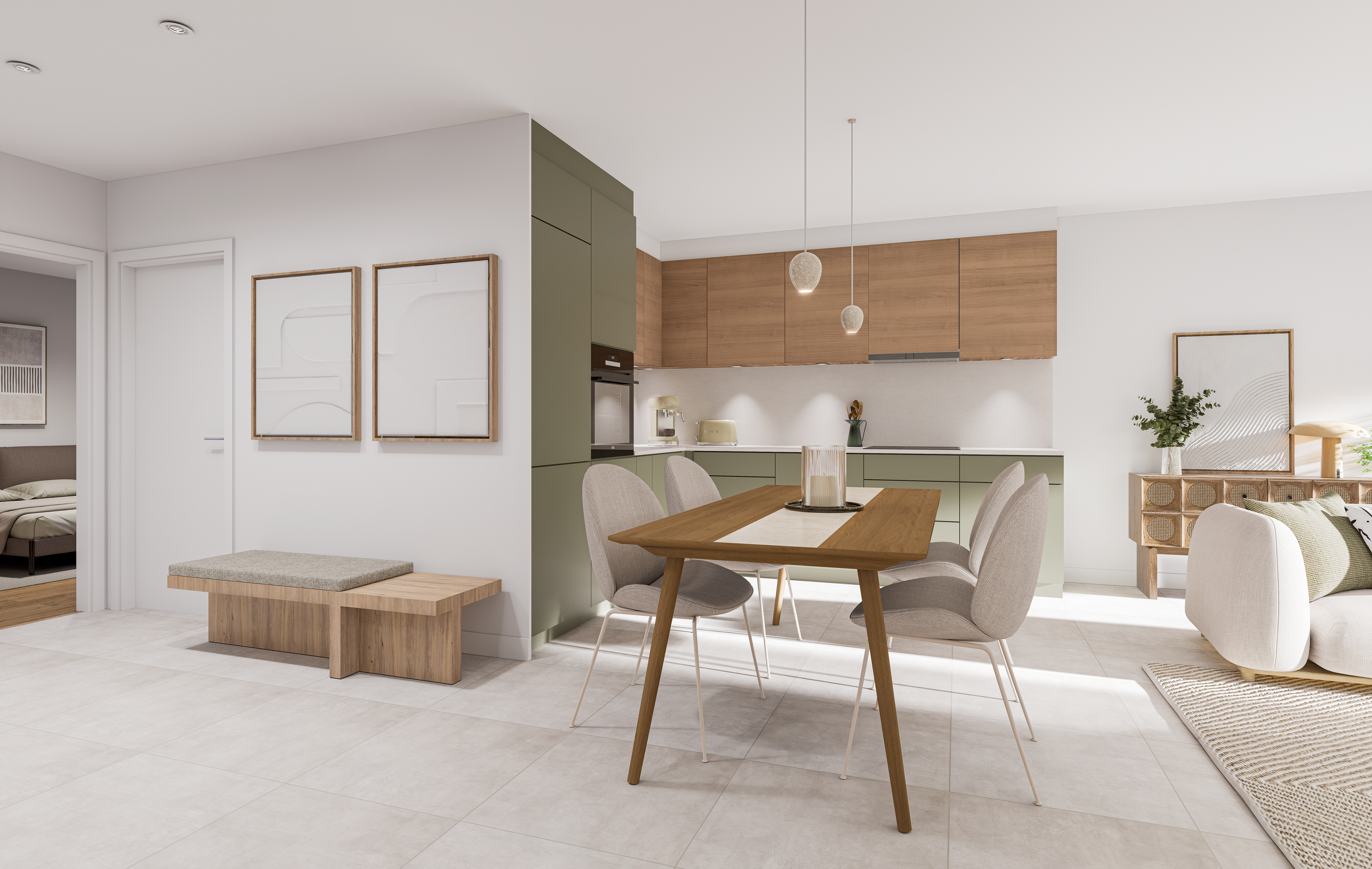 cuisine + salle à manger