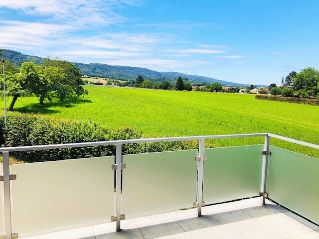 vue de la terrasse 4.5 pces 2ème étage