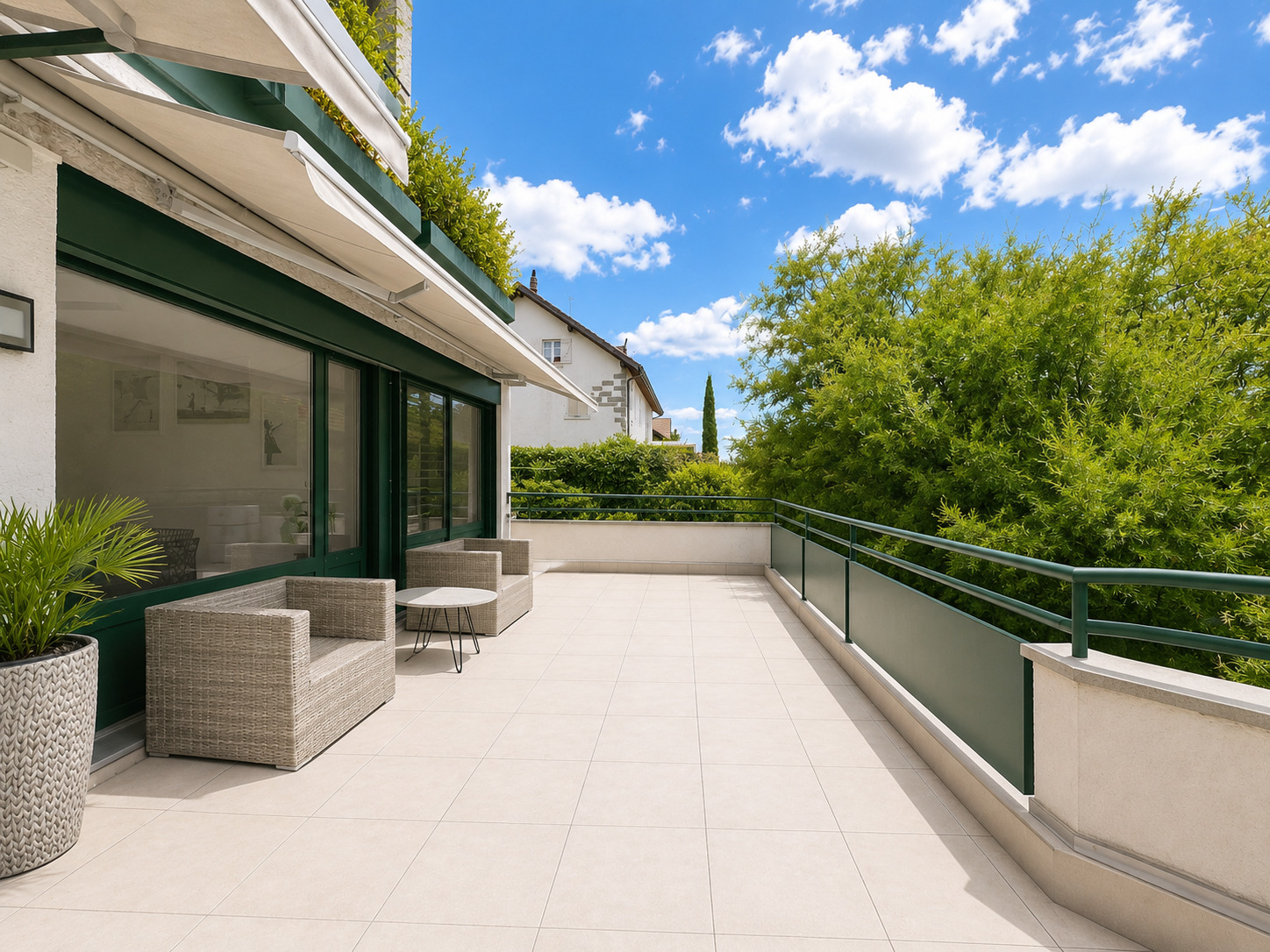 Élégant appartement familial de 145 m² en rez-de-jardin
