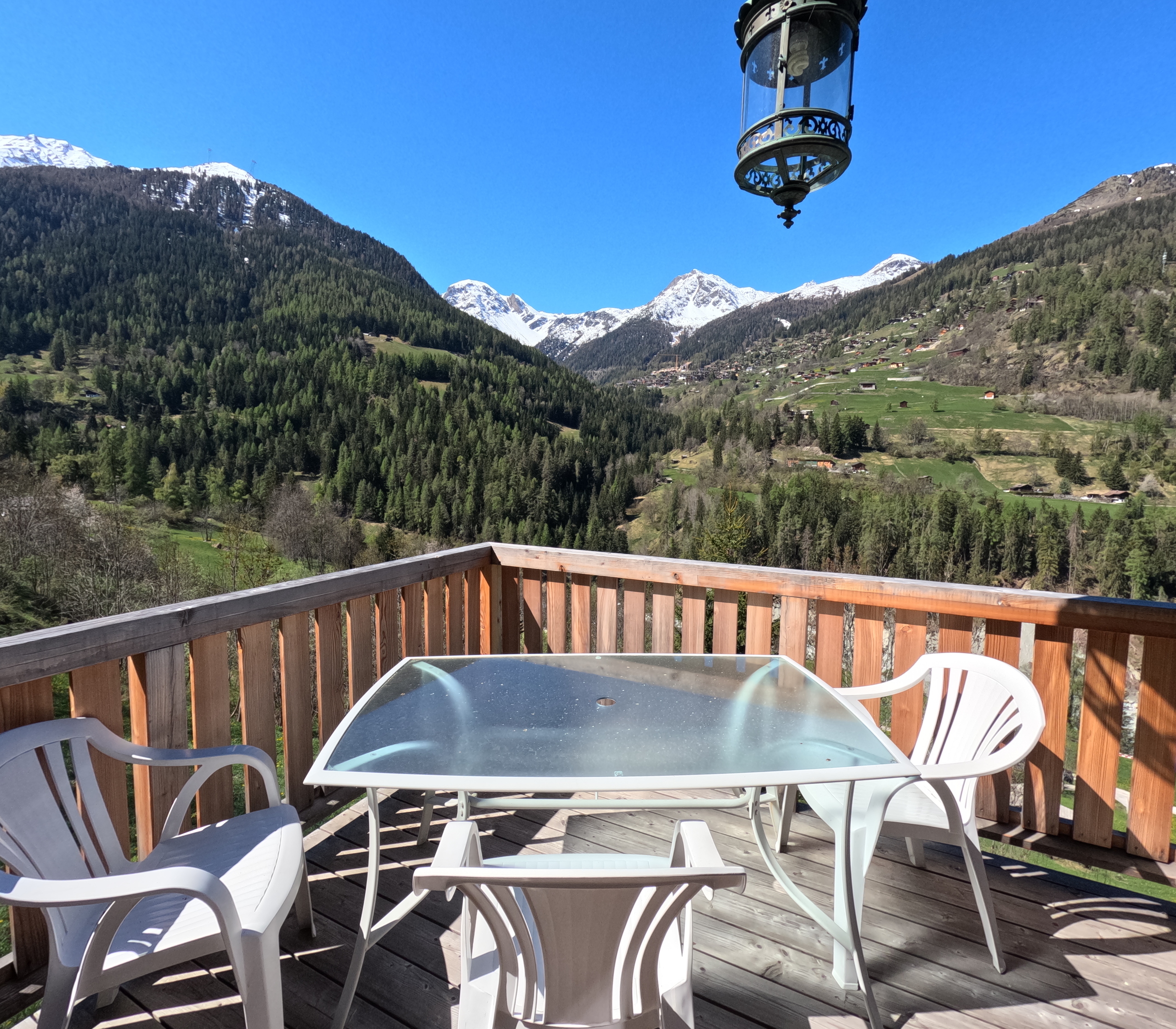 Vue extérieur du balcon 