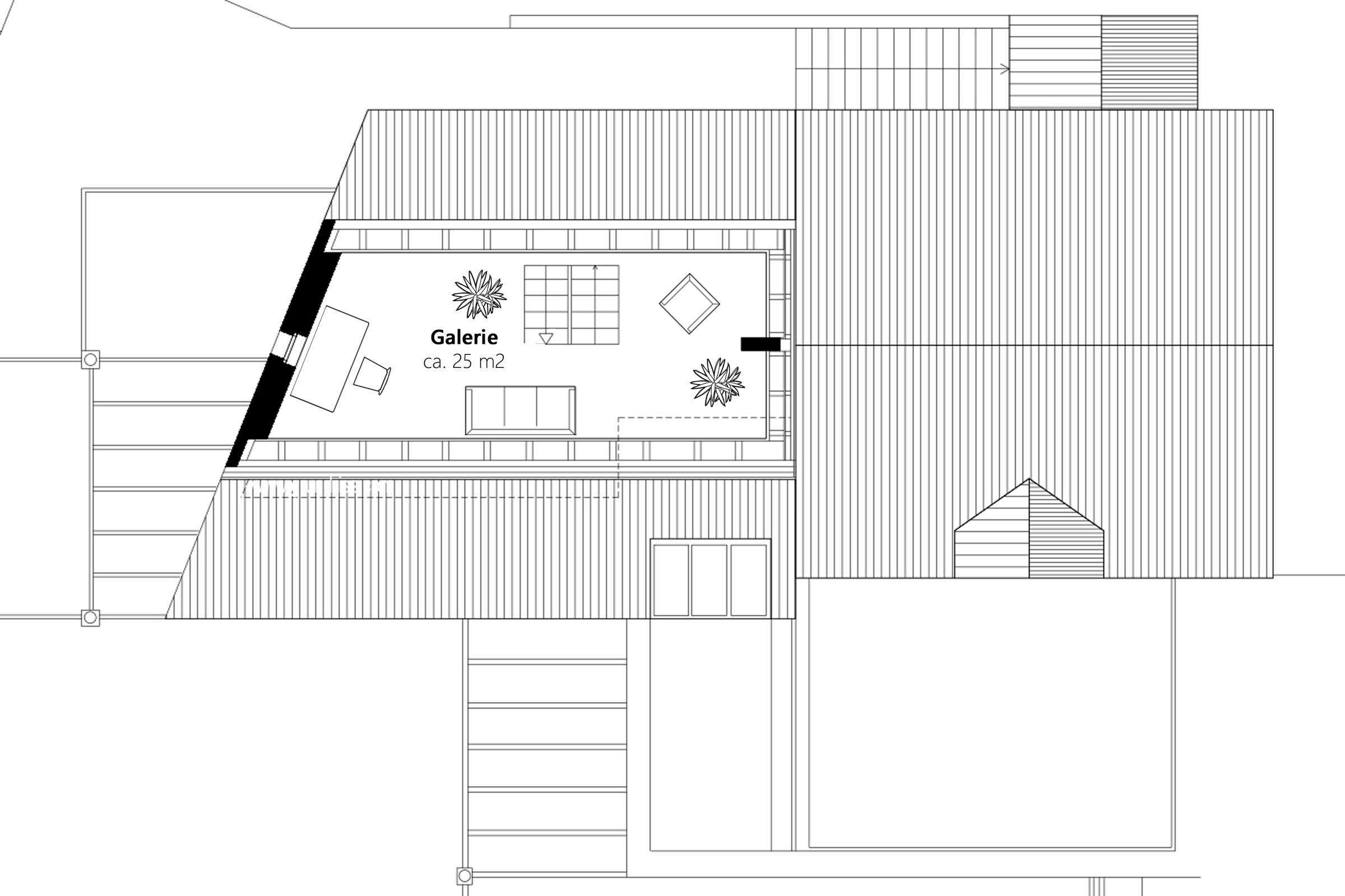 Plan Galeriegeschoss Plan Galeriegeschoss