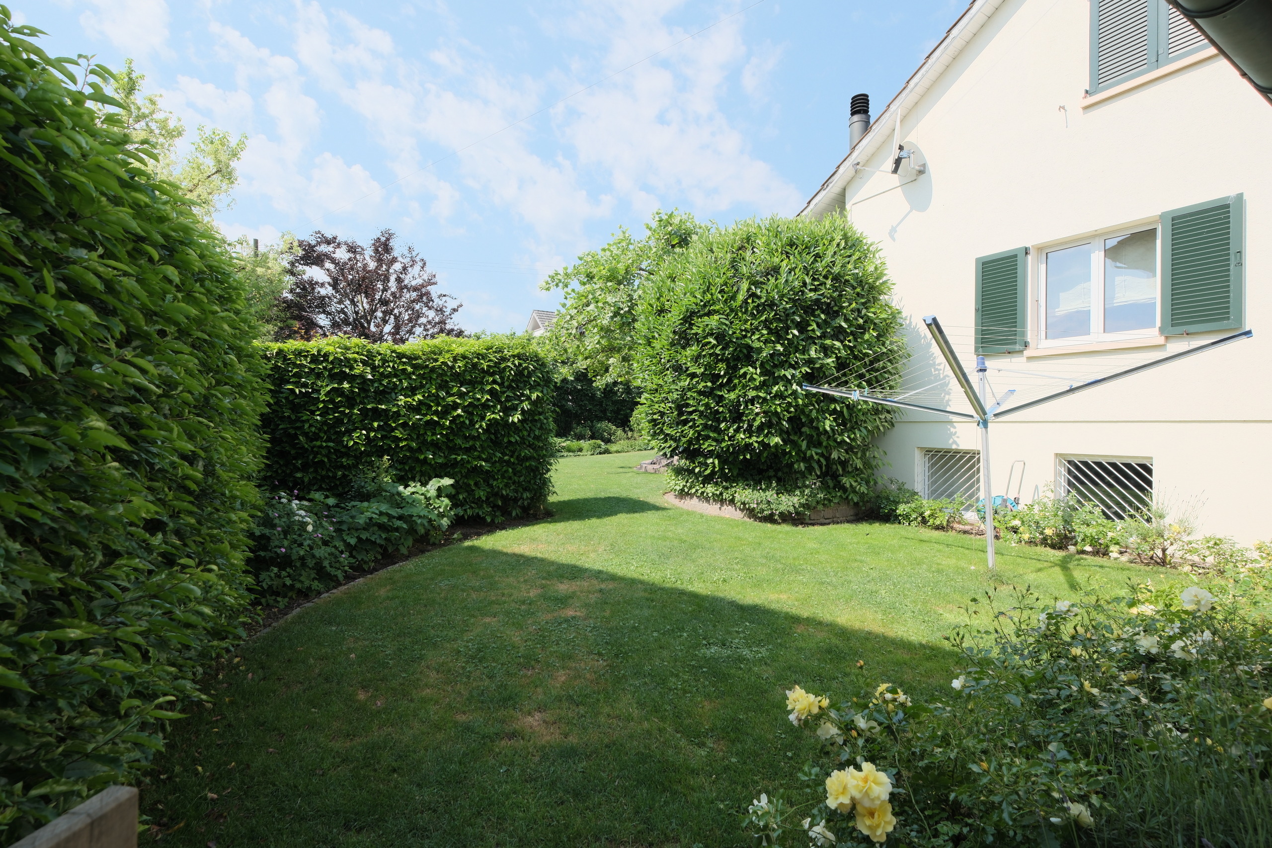 Hausansicht Garten Ost Hausansicht Garten Ost